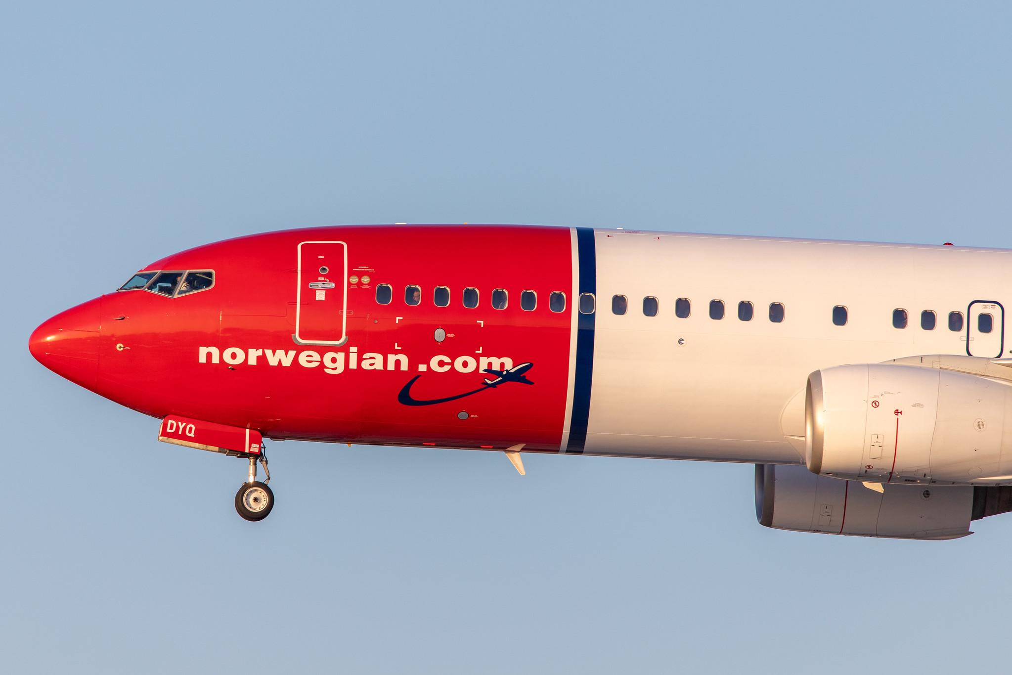 Hamburg Airport: Norwegian (DY / NAX) |  Livery: Helge Ingstadt Livery |  Boeing 737-8JP B738 | LN-DYQ | MSN 40869