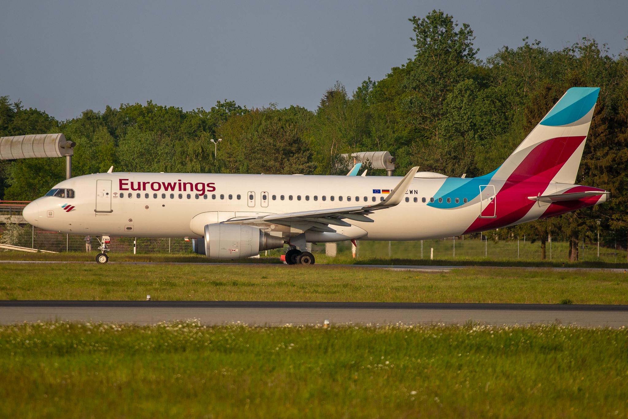 Hamburg Airport: Eurowings (EW / EWG) |  Airbus A320-214 A320 | D-AEWN | MSN 7393