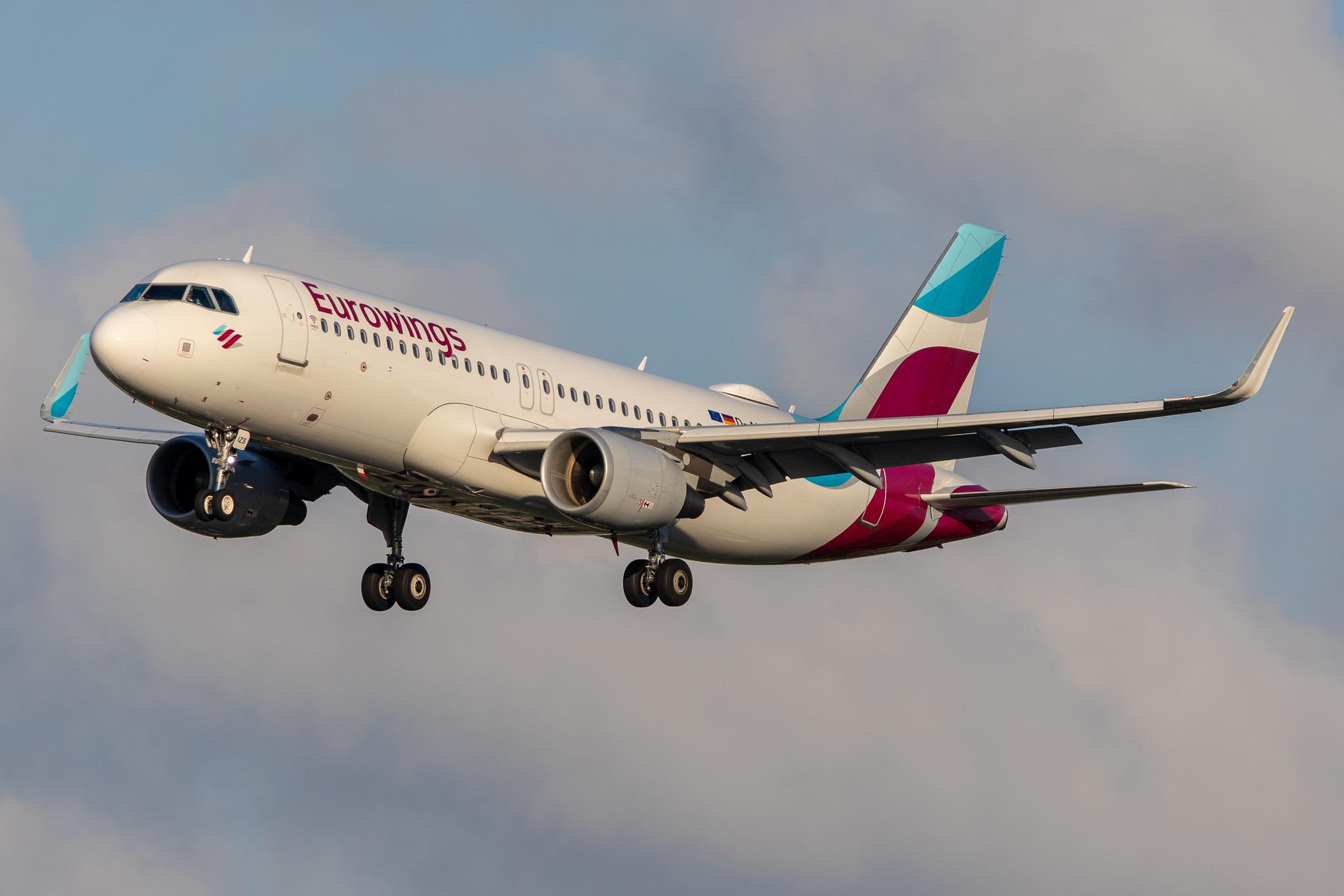Hamburg Airport: Eurowings (EW / EWG) |  Airbus A320-214 A320 | D-AIZS | MSN 5557