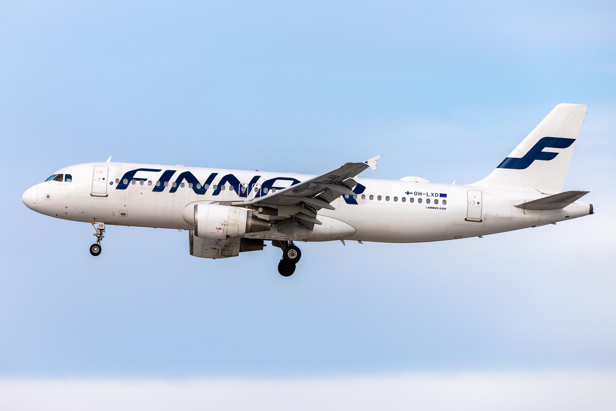 Hamburg Airport: Finnair (AY / FIN) |  Airbus A320-214 A320 | OH-LXD | MSN 1588