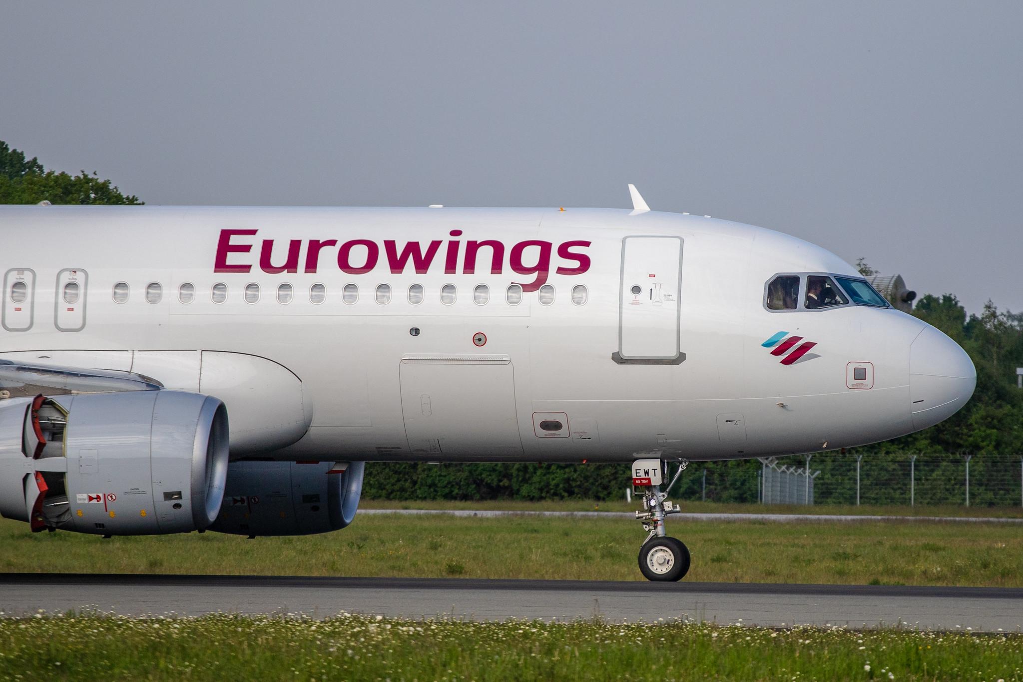 Hamburg Airport: Eurowings (EW / EWG) |  Airbus A320-214 A320 | D-AEWT | MSN 7534