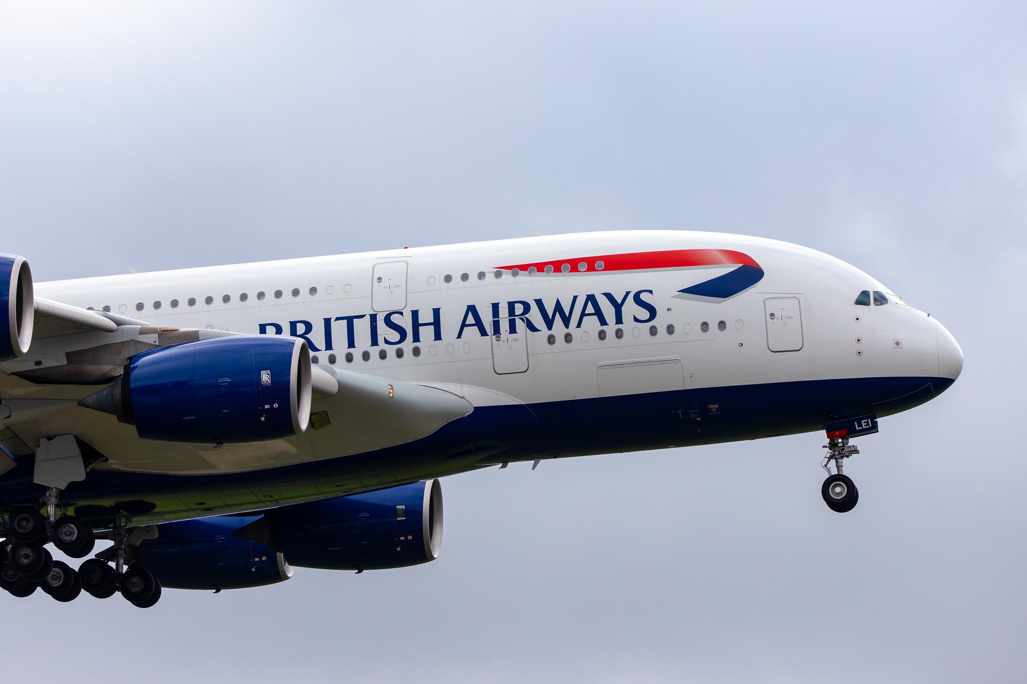 London Heathrow Airport: British Airways (BA / BAW) |  Airbus A380-841 A388 | G-XLEI | MSN 173