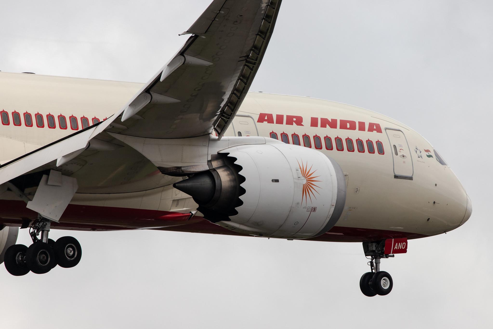 London Heathrow Airport: Air India (AI / AIC) |  Boeing 787-8 Dreamliner B788 | VT-ANO | MSN 36286