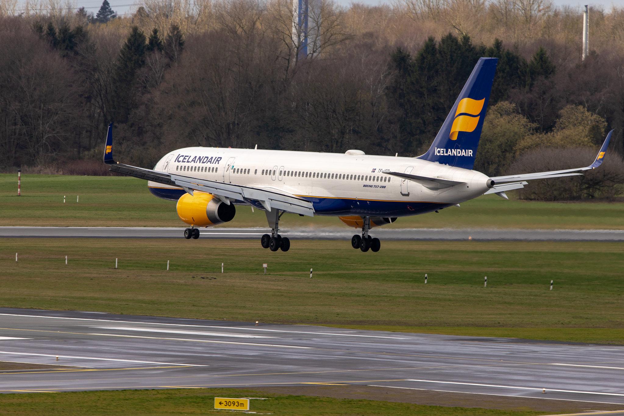 Hamburg Airport: Icelandair (FI / ICE) |  Boeing 757-256 B752 | TF-ISR | MSN 26248