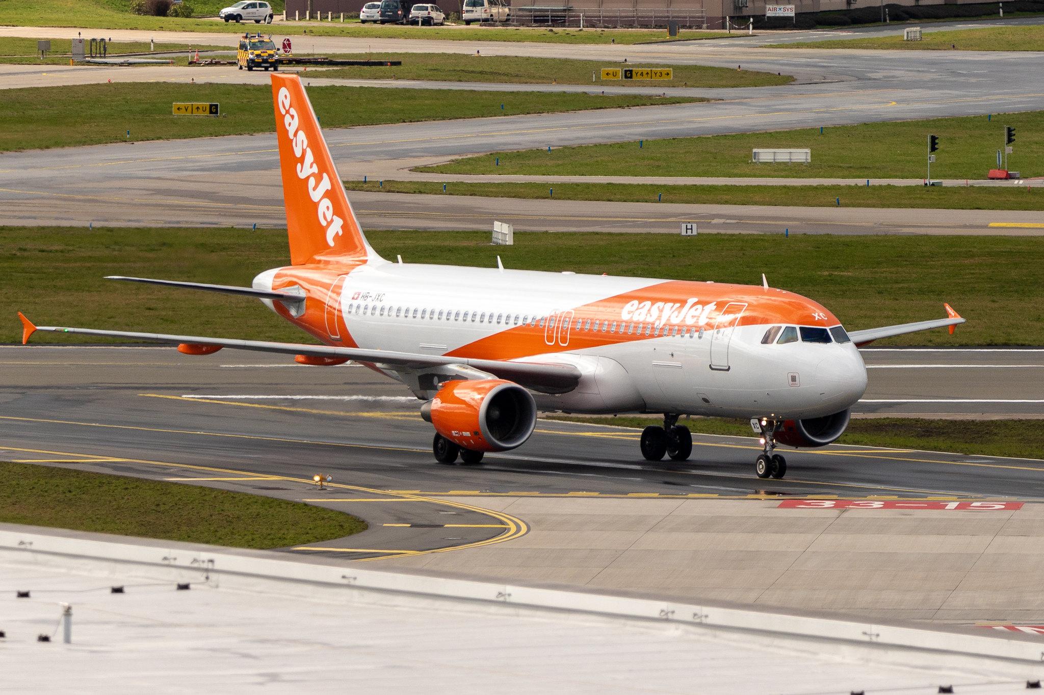 Hamburg Airport: easyJet (U2 / EZY) | Operator: easyJet Switzerland |  Airbus A320-214 A320 | HB-JXC | MSN 5146