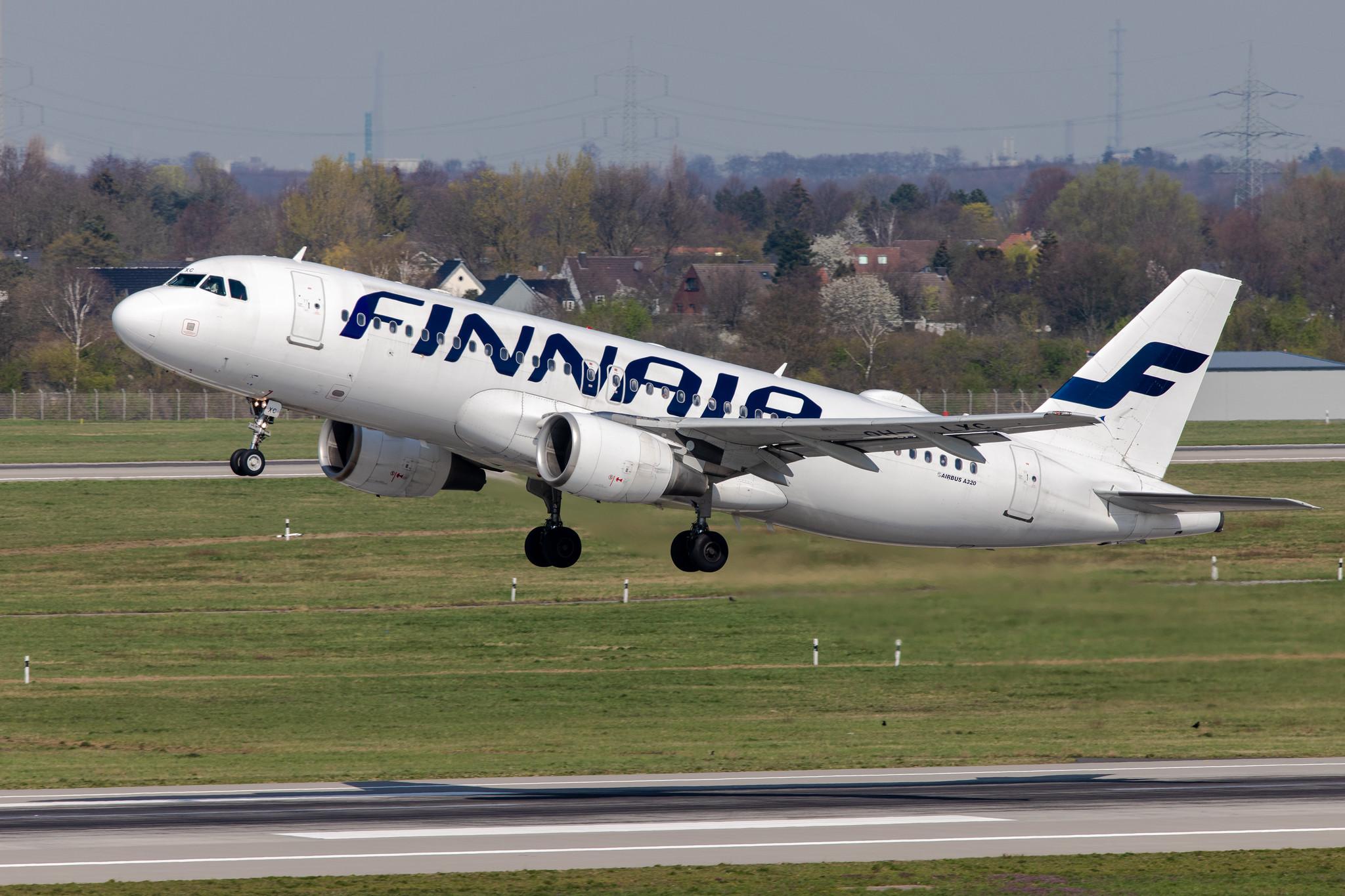Düsseldorf Airport: Finnair (AY / FIN) |  Airbus A320-214 A320 | OH-LXC | MSN 1544