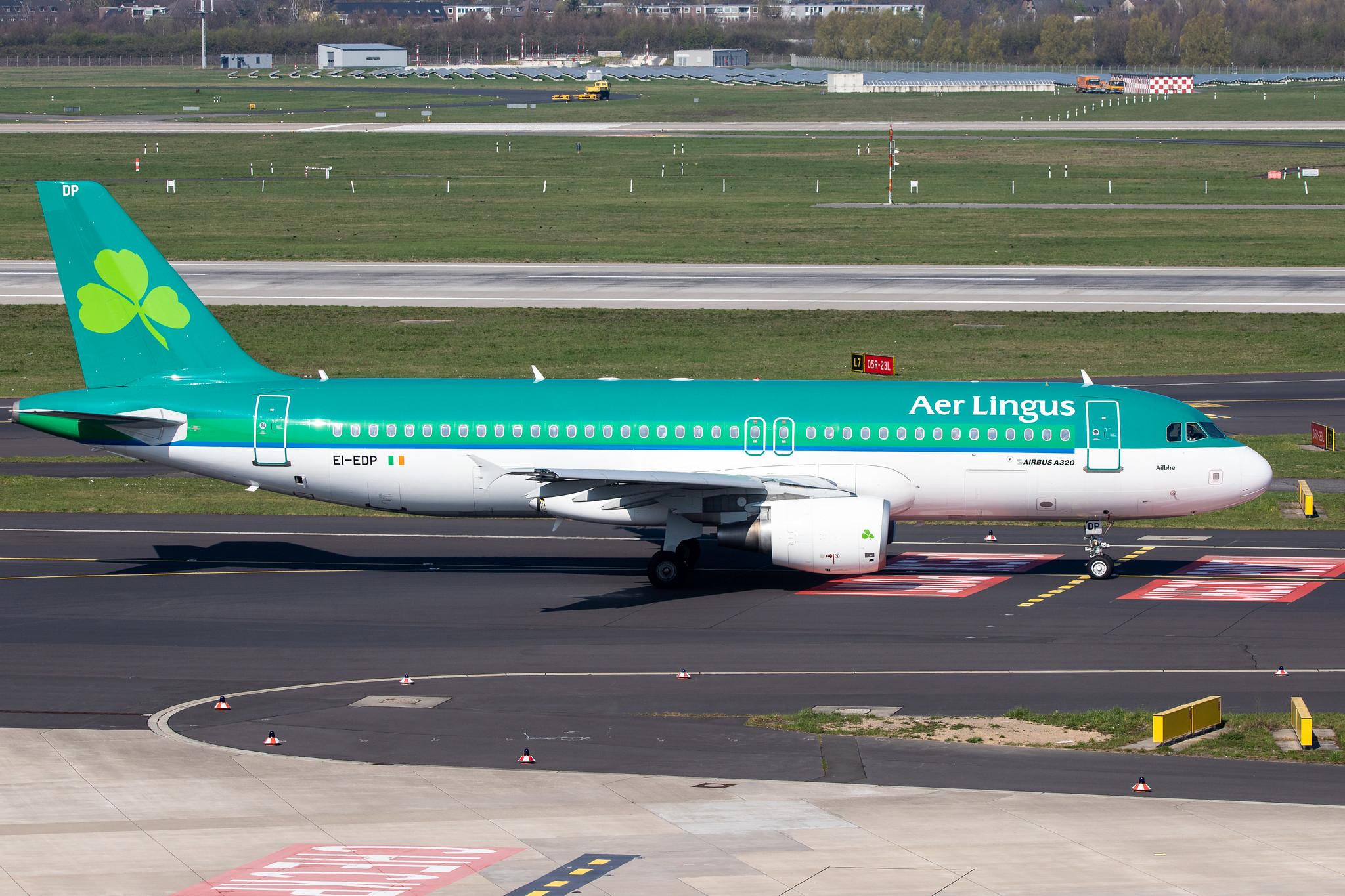 Düsseldorf Airport: Aer Lingus (EI / EIN) |  Airbus A320-214 A320 | EI-EDP | MSN 3781