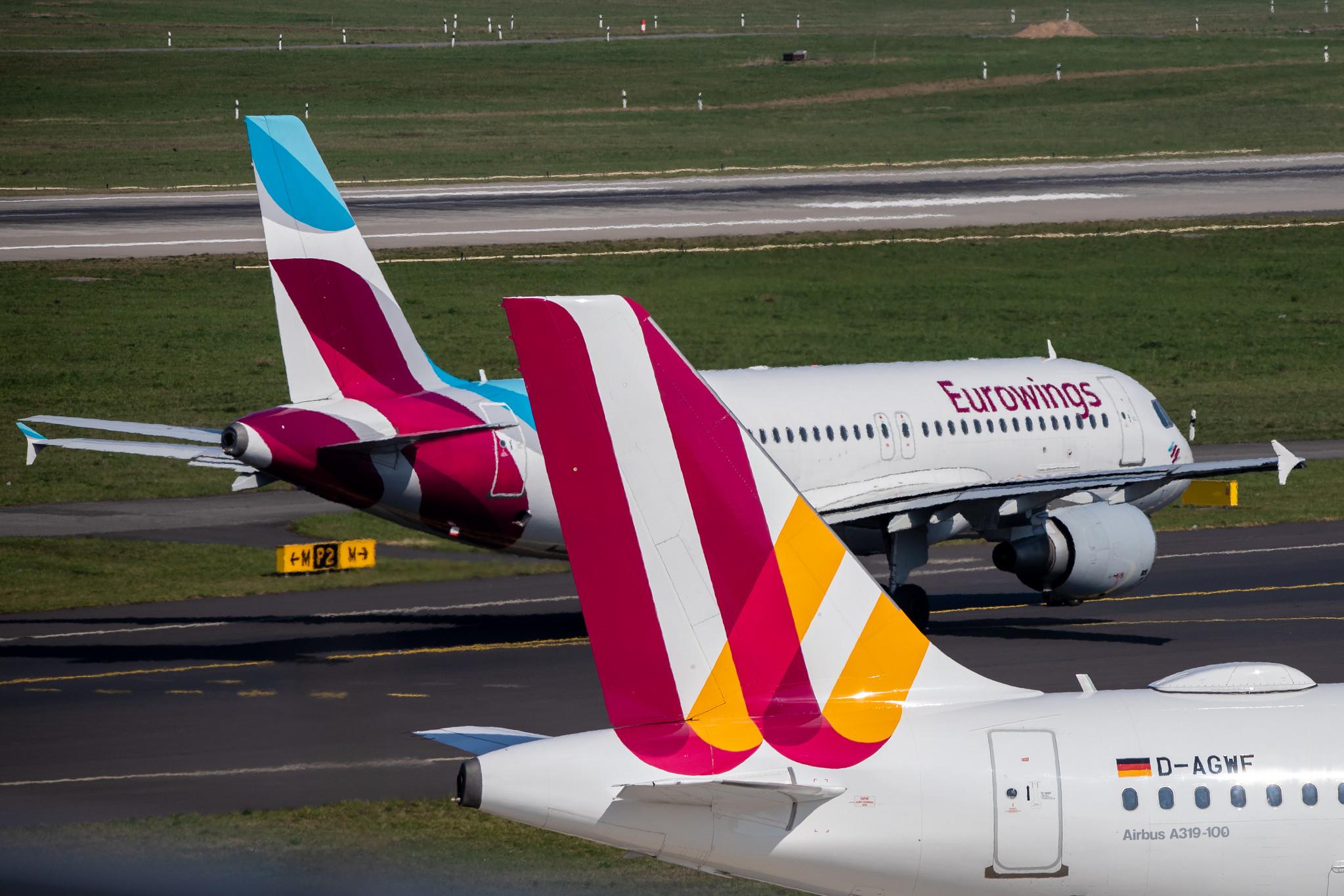 Düsseldorf Airport: Eurowings (EW / EWG) |  Airbus A319-132 A319 | D-AGWF | MSN 3172