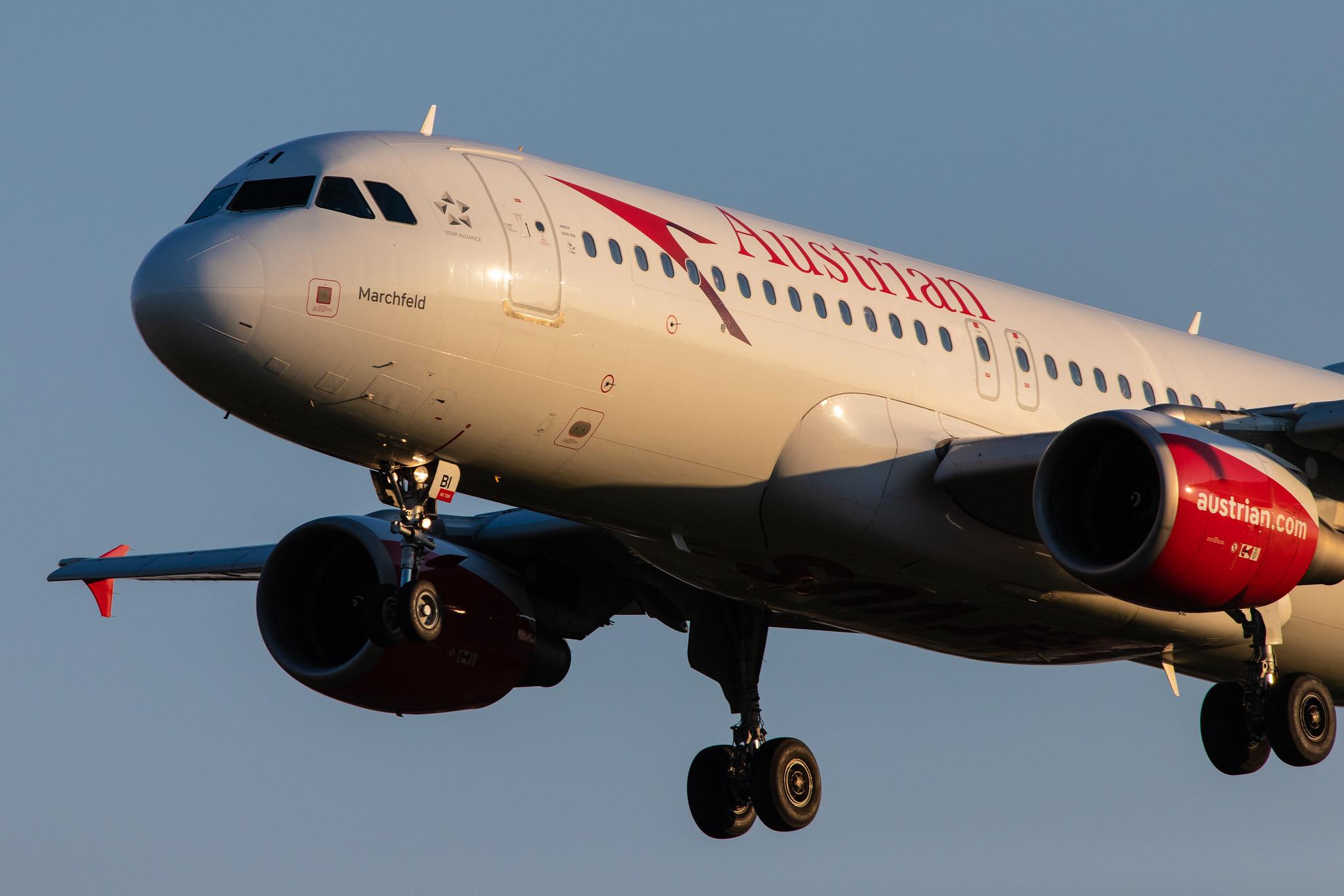 Hamburg Airport: Austrian Airlines (OS / AUA) |  Airbus A320-214 A320 | OE-LBI | MSN 1937