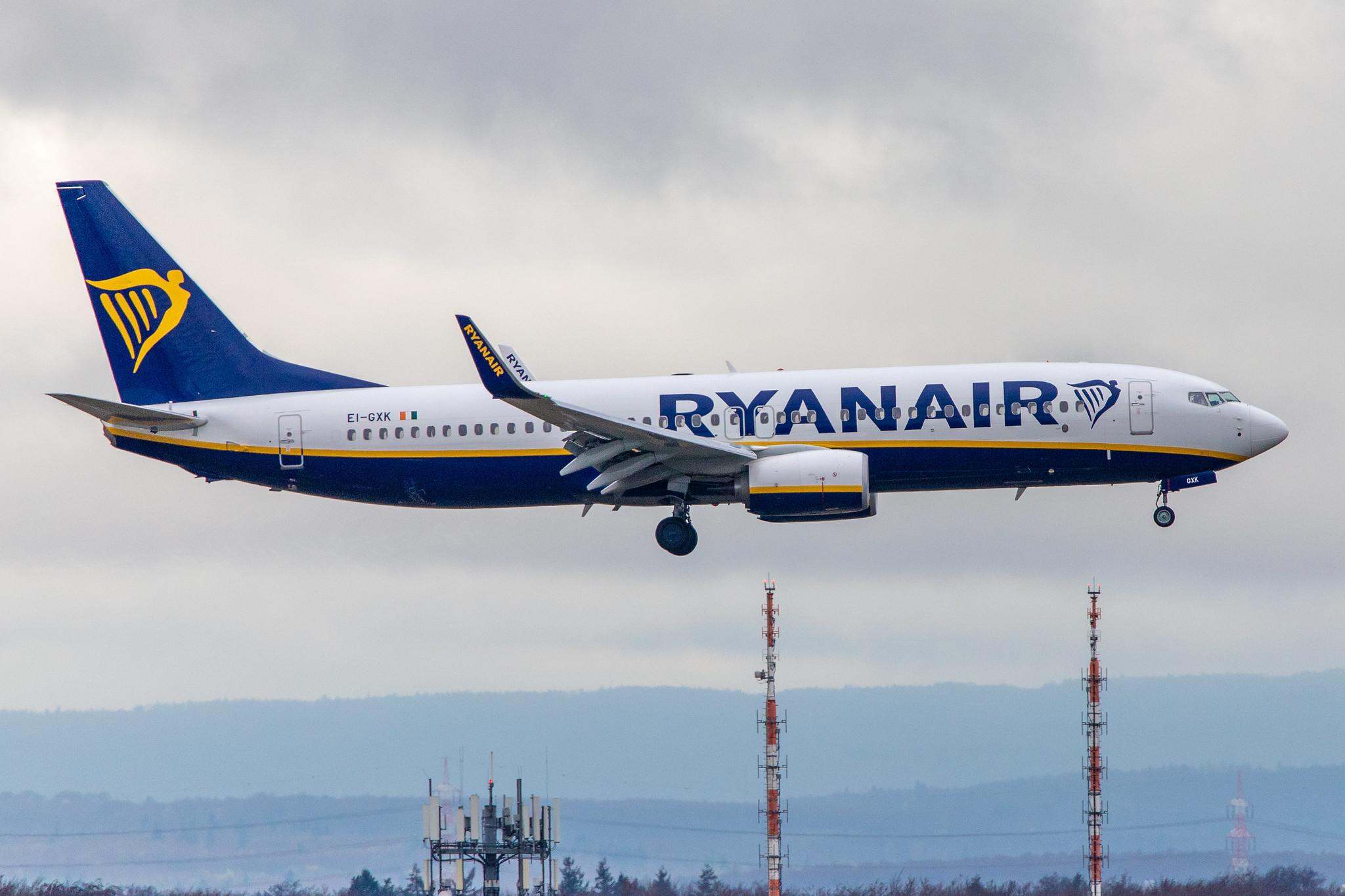 Frankfurt Airport: Ryanair (FR / RYR) |  Boeing 737-8AS B738 | EI-GXK | MSN 44860