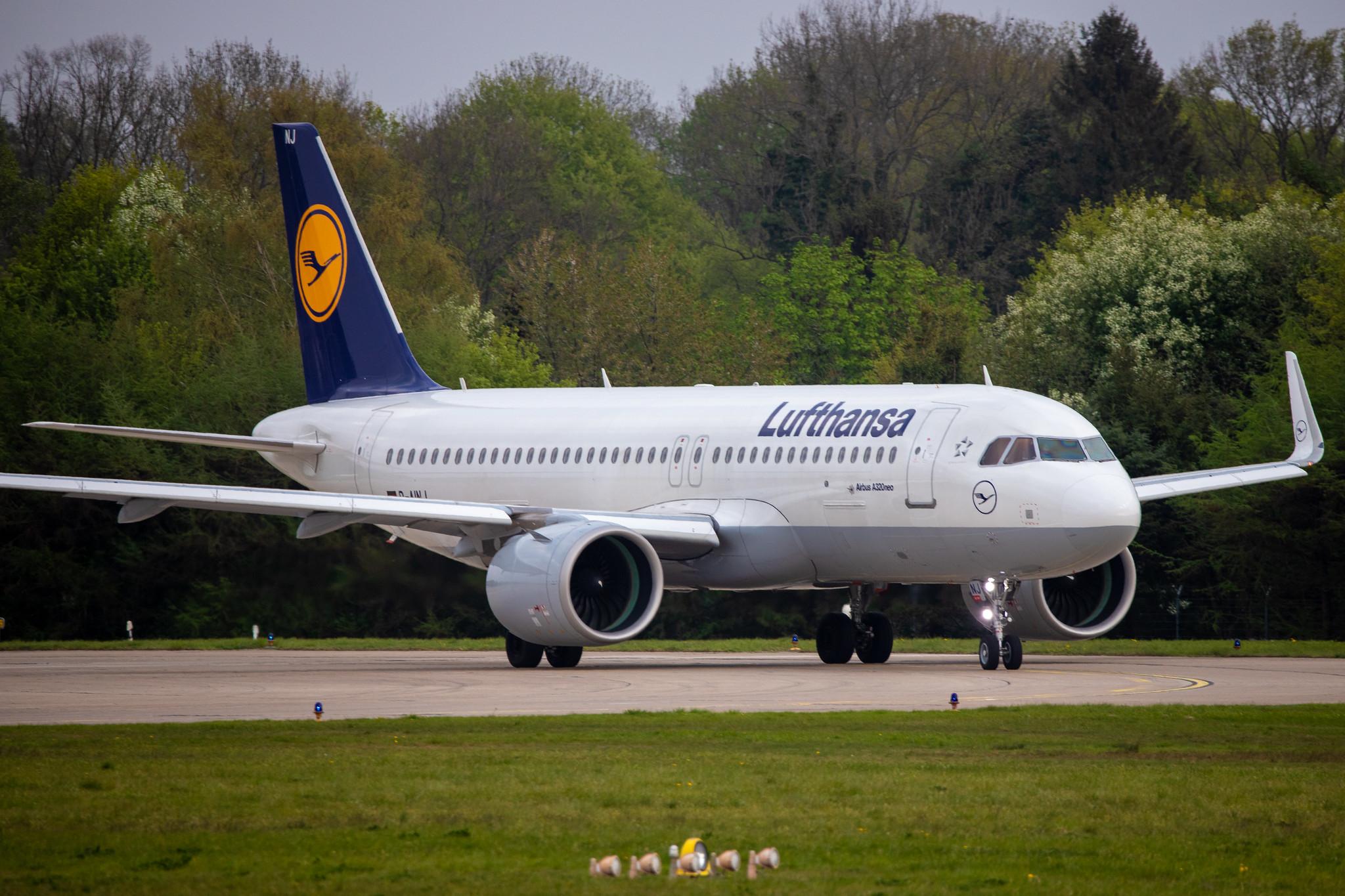 Hamburg Airport: Lufthansa (LH / DLH) |  Airbus A320-271N A20N | D-AINJ | MSN 7735