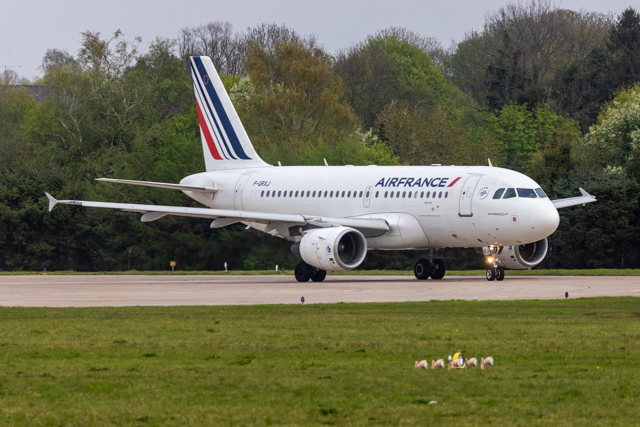 Hamburg Airport: Air France (AF / AFR) |  Airbus A319-111 A319 | F-GRXJ | MSN 2456