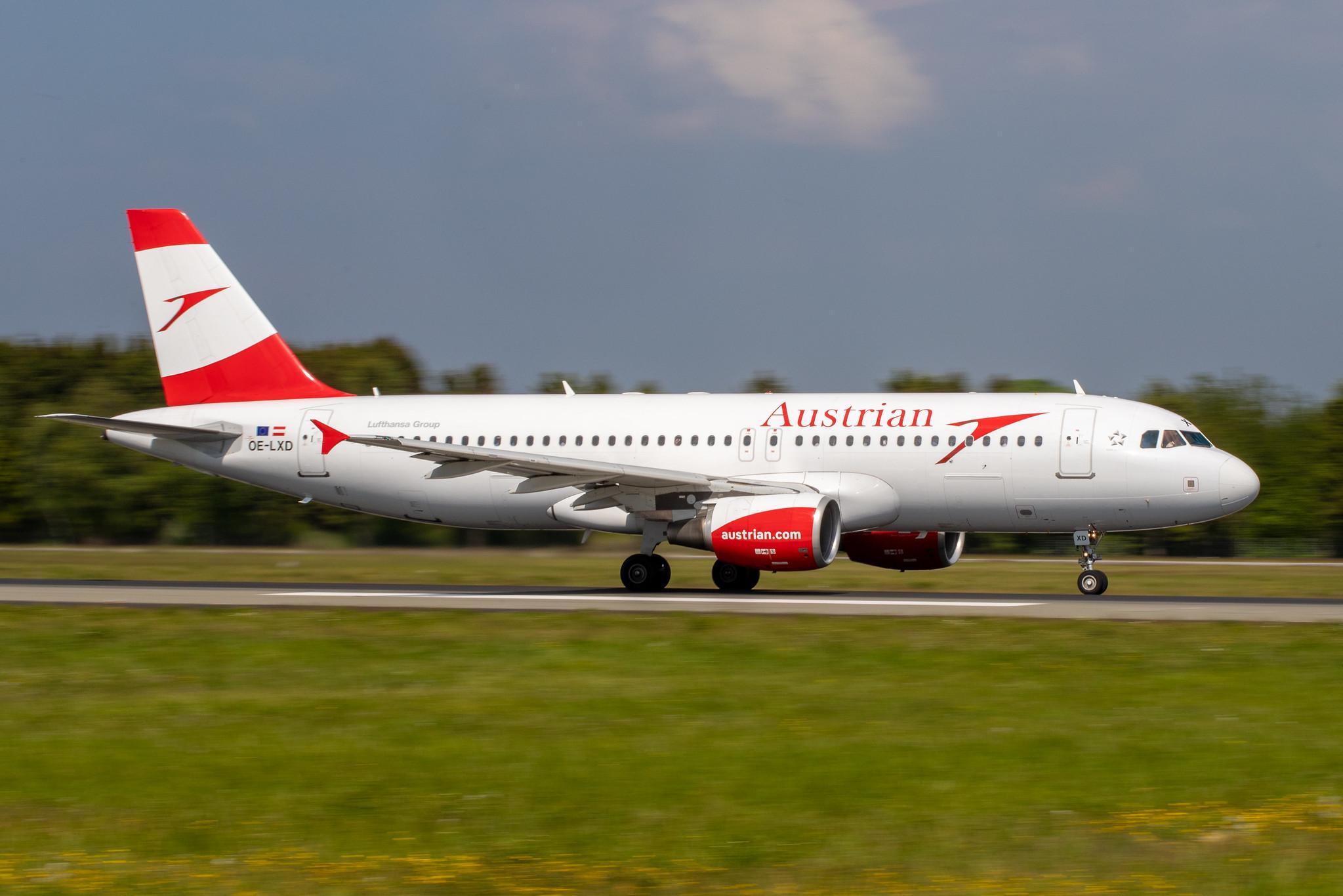 Hamburg Airport: Austrian Airlines (OS / AUA) |  Airbus A320-216 A320 | OE-LXD | MSN 3515