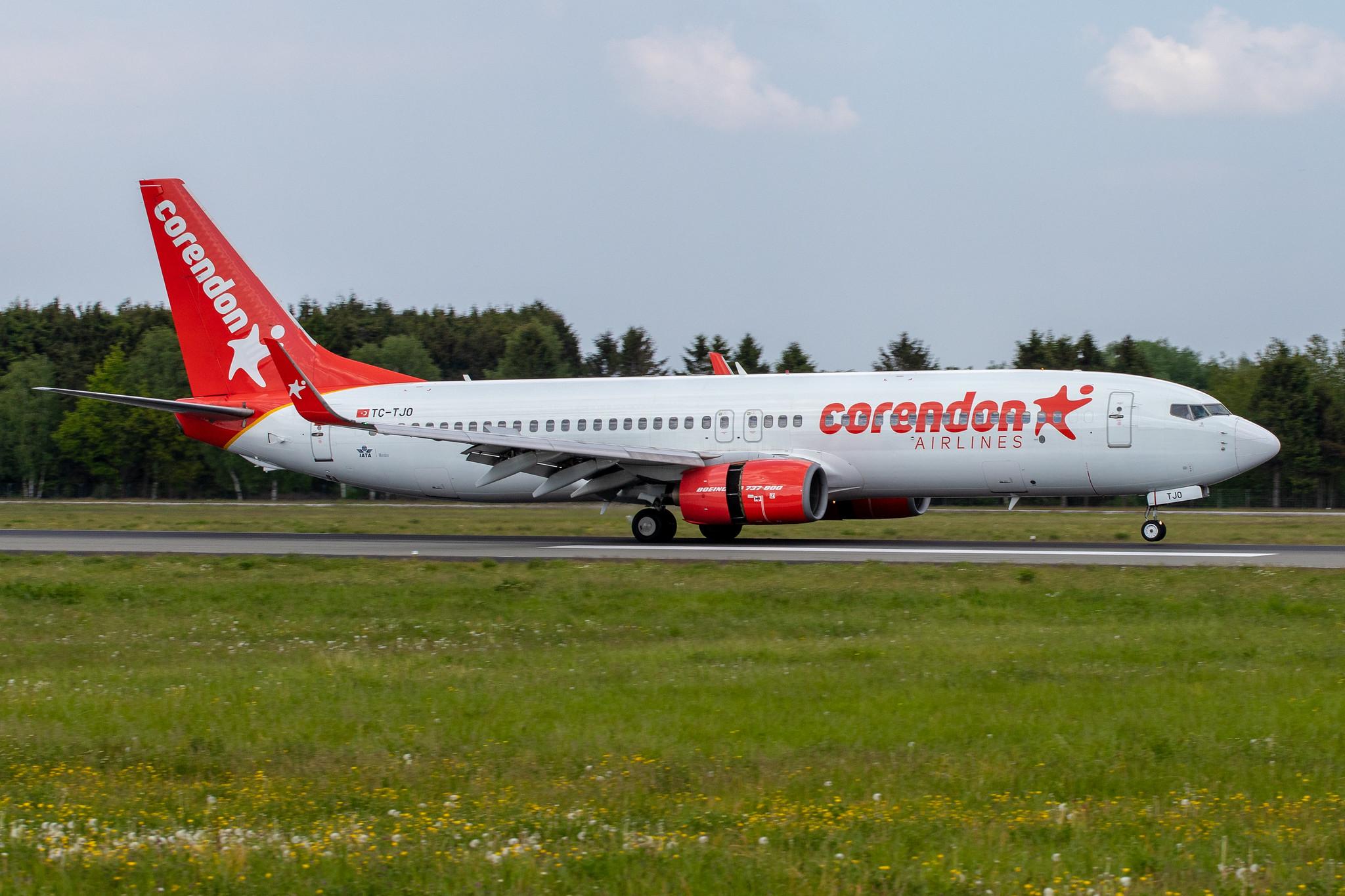 Hamburg Airport: Corendon Airlines (XC / CAI) |  Boeing 737-86N B738 | TC-TJO | MSN 34253
