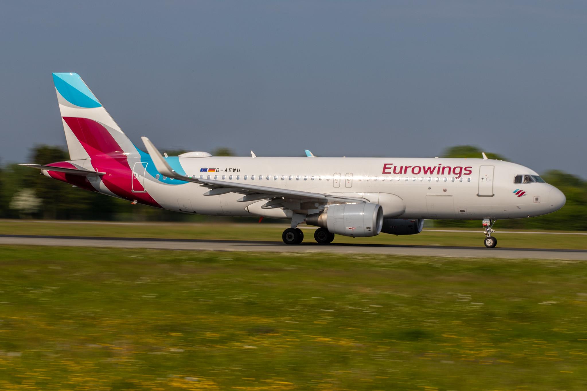 Hamburg Airport: Eurowings (EW / EWG) |  Airbus A320-214 A320 | D-AEWU | MSN 7513