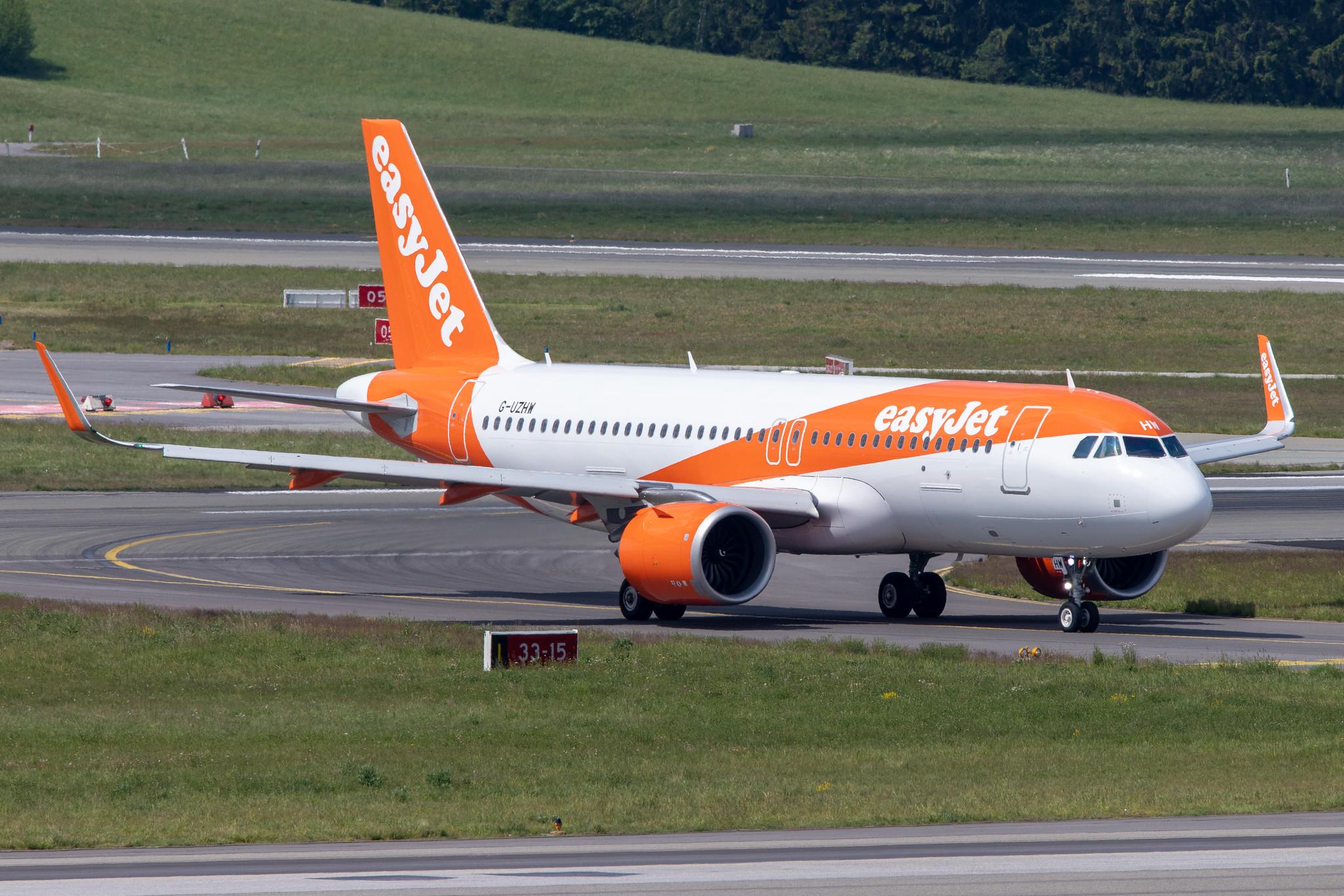 Hamburg Airport: easyJet (U2 / EZY) |  Airbus A320-251N A20N | G-UZHW | MSN 8759