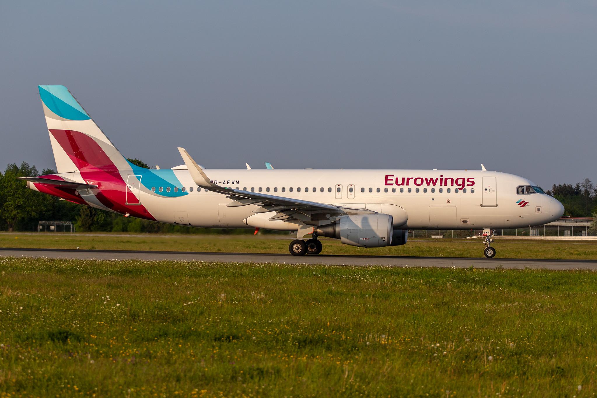 Hamburg Airport: Eurowings (EW / EWG) |  Airbus A320-214 A320 | D-AEWN | MSN 7393