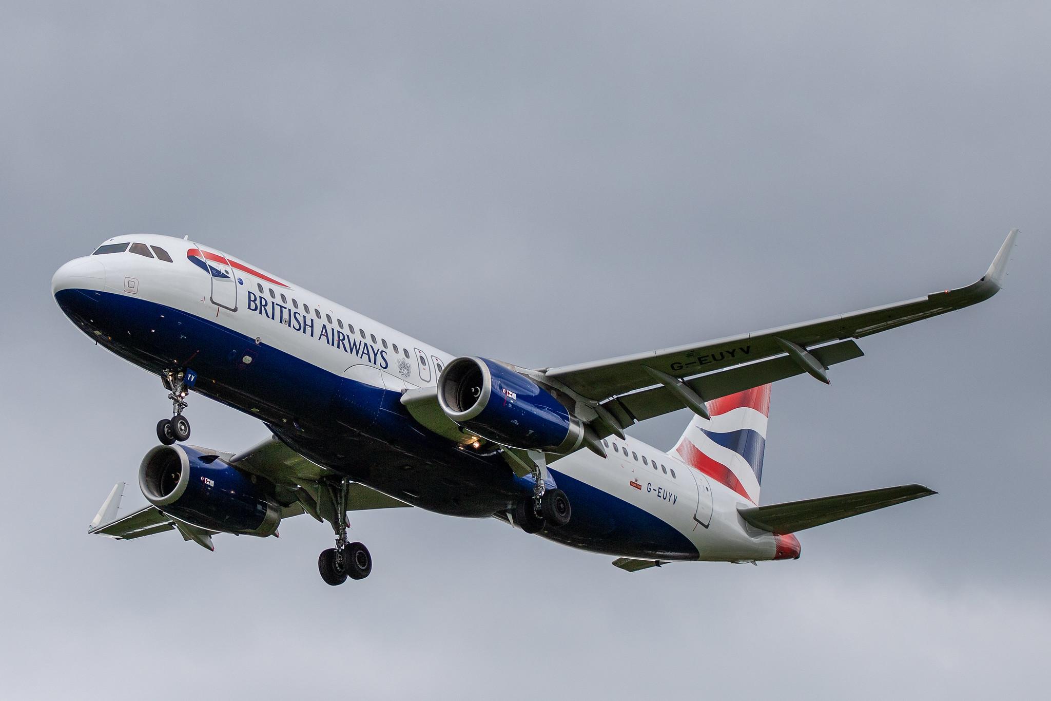 Hamburg Airport: British Airways (BA / BAW) |  Airbus A320-232 A320 | G-EUYV | MSN 6091