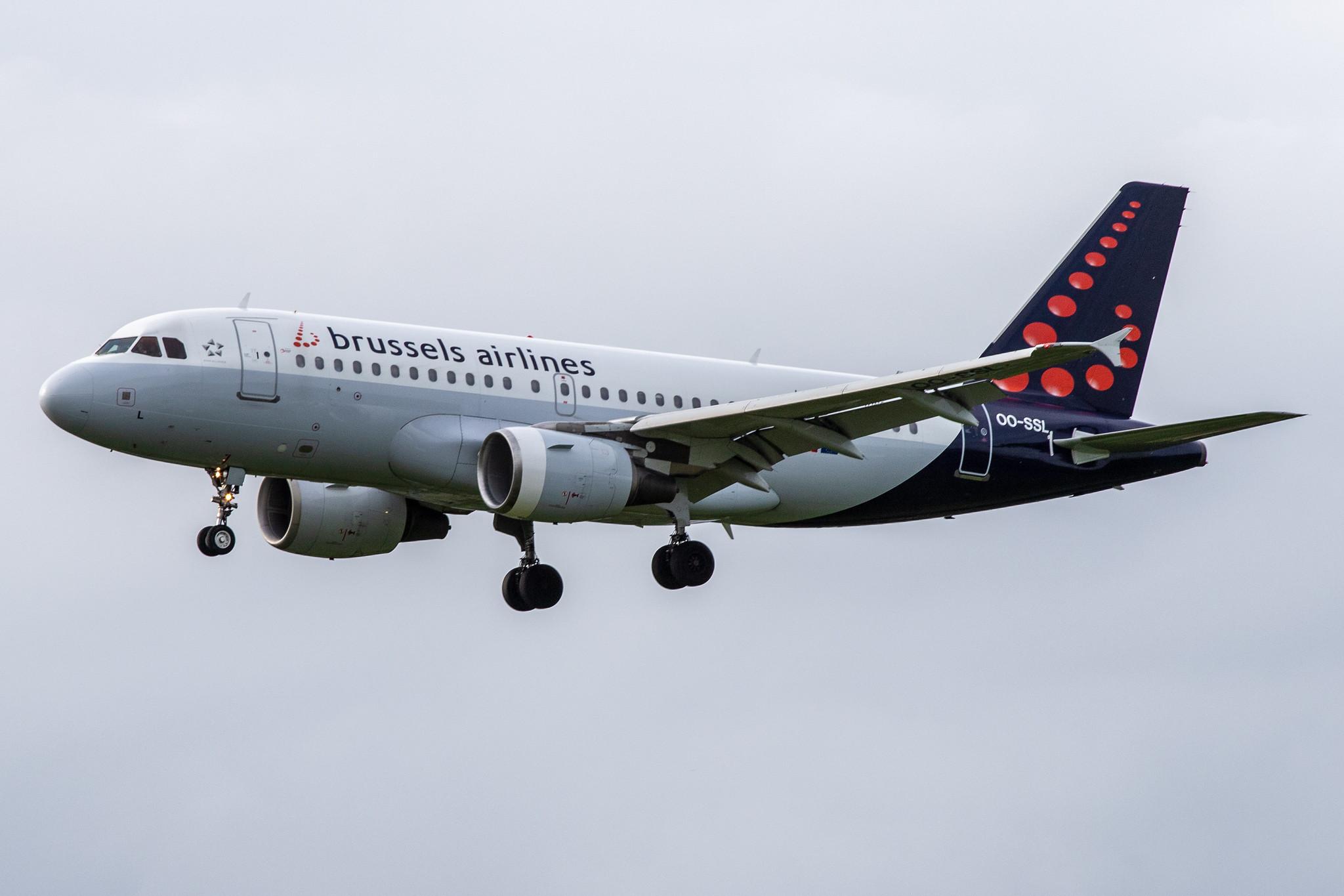 Hamburg Airport: Brussels Airlines (SN / BEL) |  Airbus A319-111 A319 | OO-SSL | MSN 1803