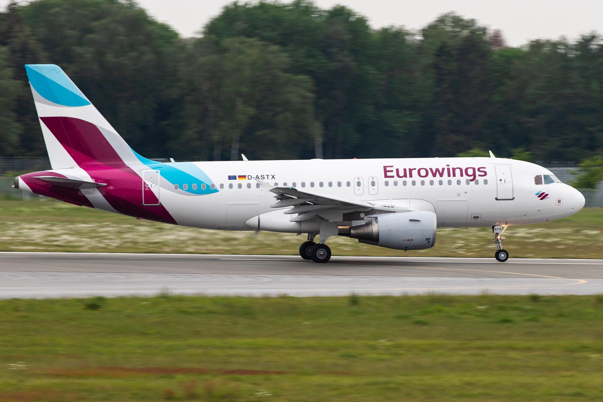 Hamburg Airport: Eurowings (EW / EWG) | Operator: Germanwings | Airbus A319-112 A319 | D-ASTX | MSN 3202