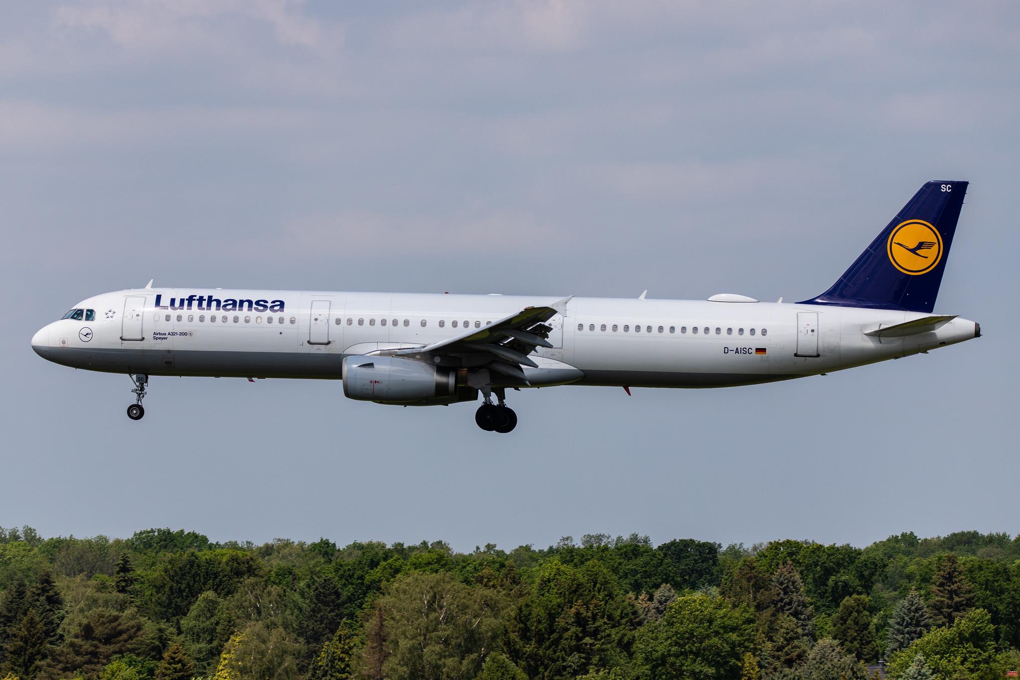Hamburg Airport: Lufthansa (LH / DLH) |  Airbus A321-231 A321 | D-AISC | MSN 1161