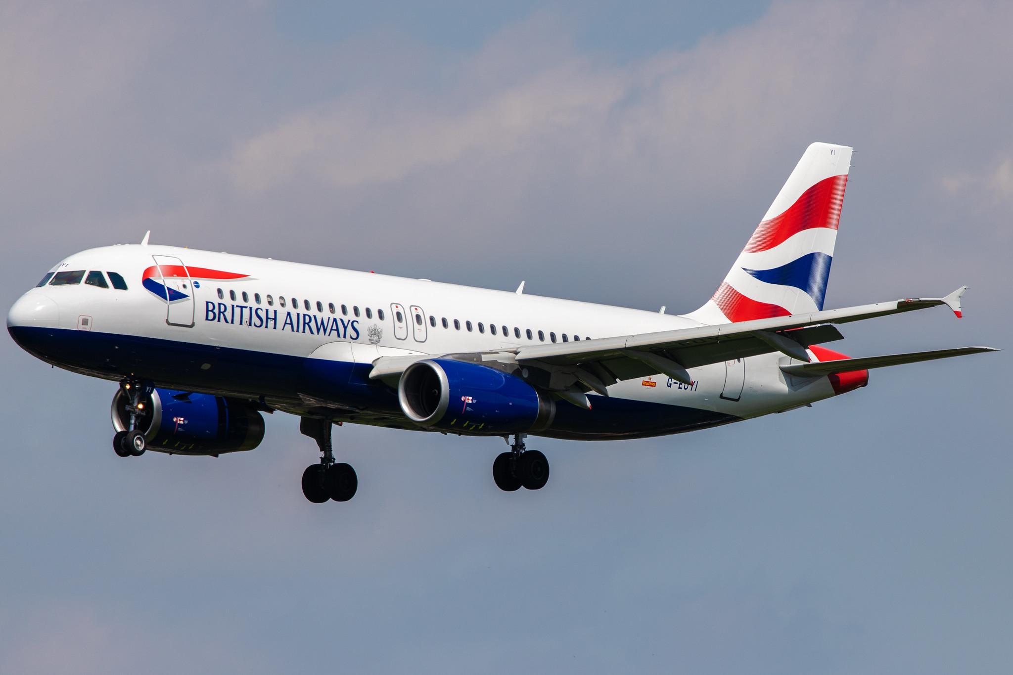 Hamburg Airport: British Airways (BA / BAW) |  Airbus A320-232 A320 | G-EUYI | MSN 4306