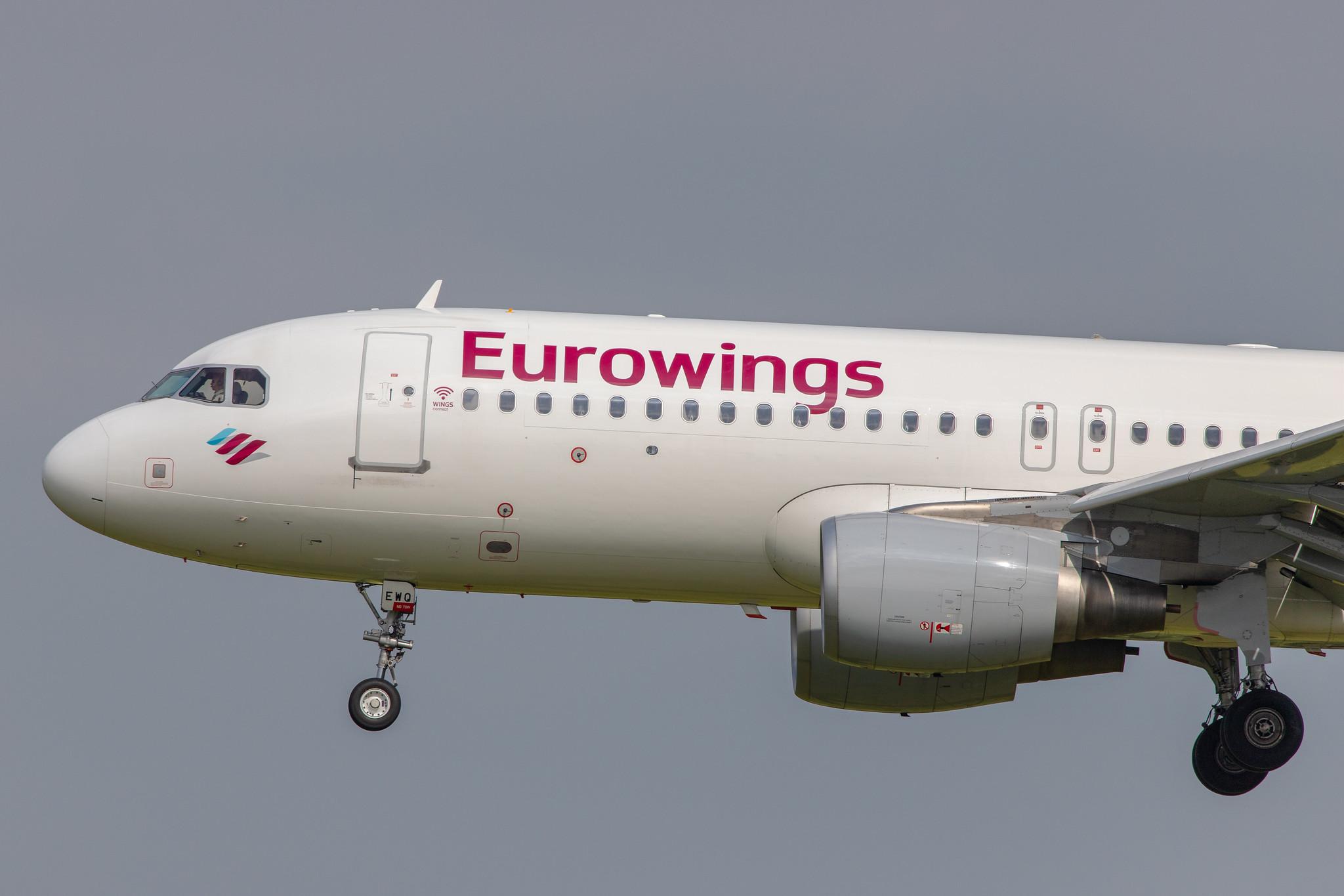 Hamburg Airport: Eurowings (EW / EWG) |  Airbus A320-214 A320 | D-AEWQ | MSN 7398