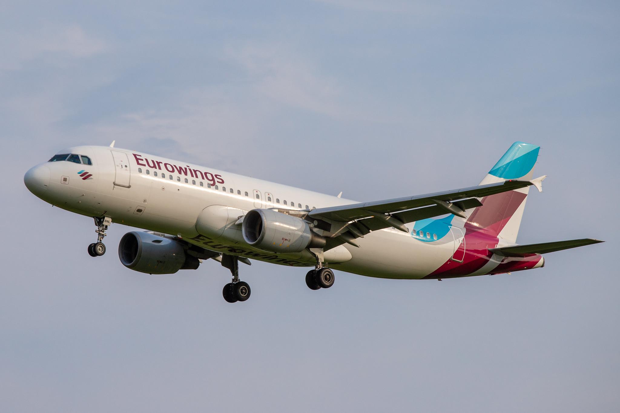 Hamburg Airport: Eurowings (EW / EWG) |  Airbus A320-214 A320 | D-ABNL | MSN 1852