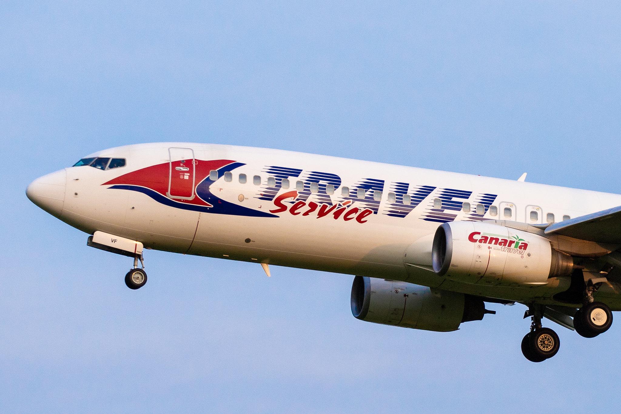 Hamburg Airport: Smartwings (QS / TVS) |  Boeing 737-8FH B738 | OK-TVF | MSN 29669