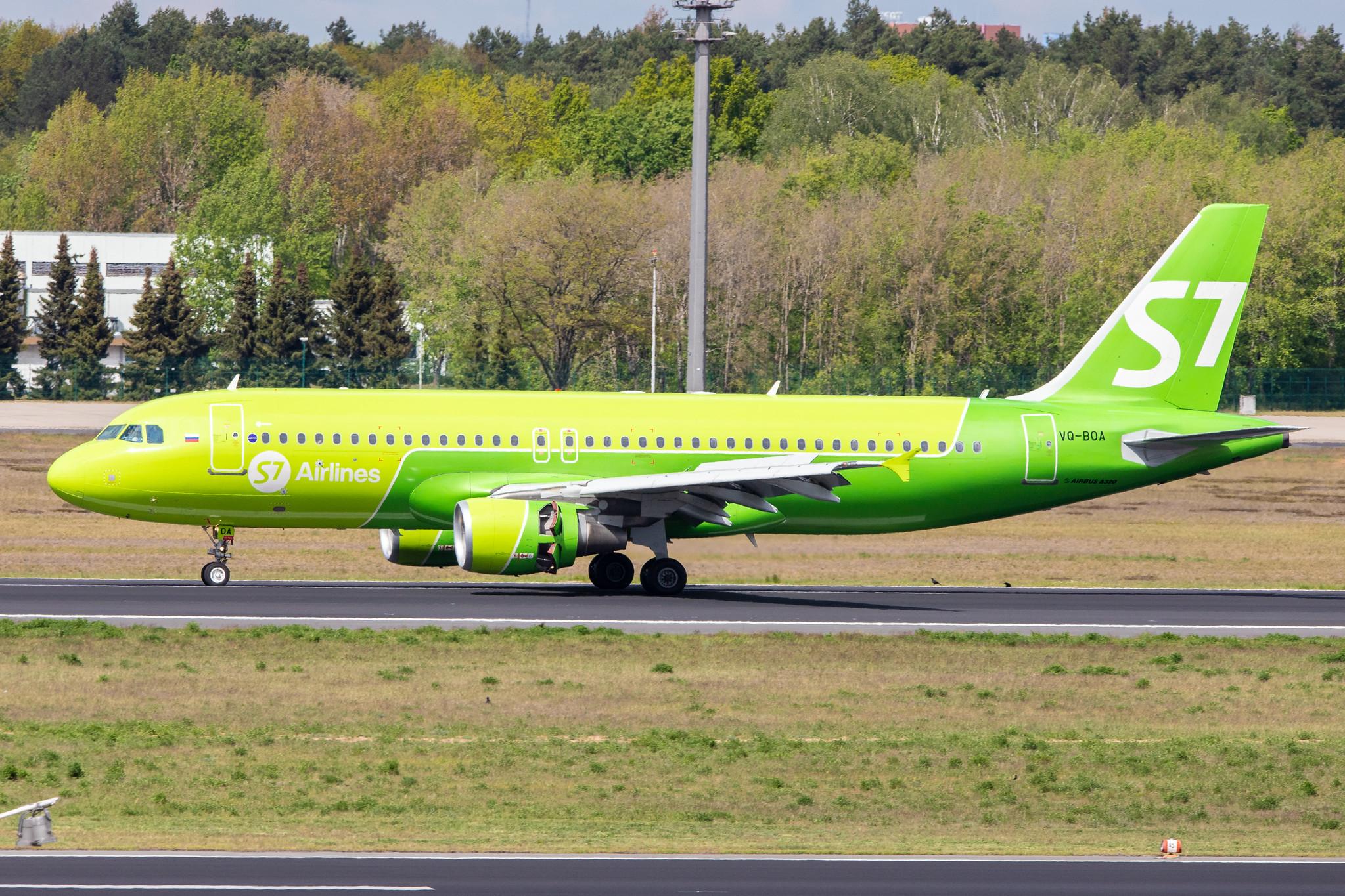 S7 Airlines (S7 / SBI) |  Airbus A320-214 A320 | VQ-BOA | MSN 5001