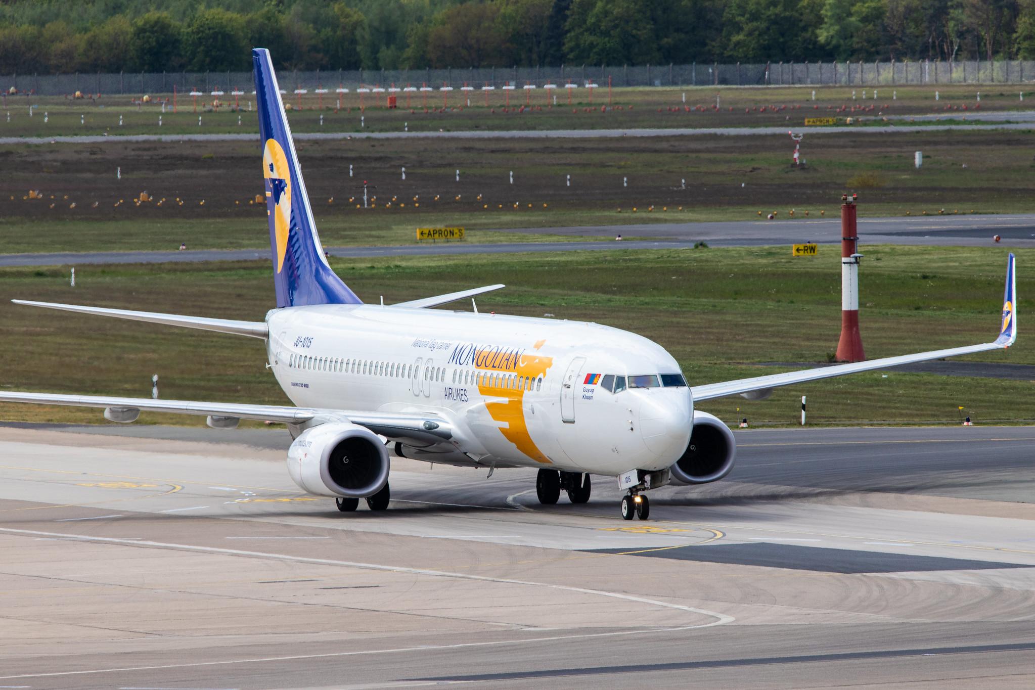 MIAT Mongolian Airlines (OM / MGL) |  Boeing 737-8SH B738 | JU-1015 | MSN 41318