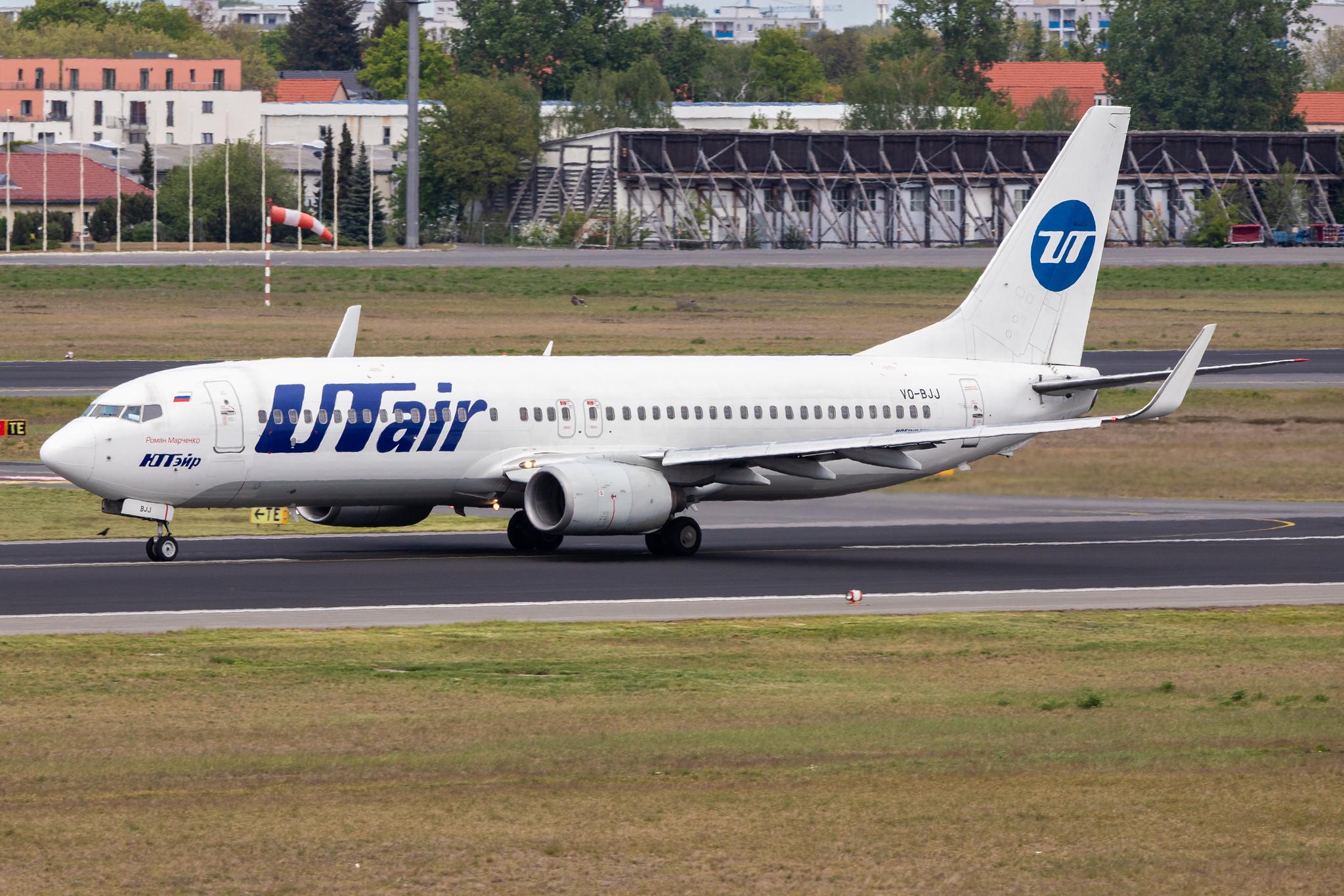 UTair (UT / UTA) |  Boeing 737-8AS B738 | VQ-BJJ | MSN 29937
