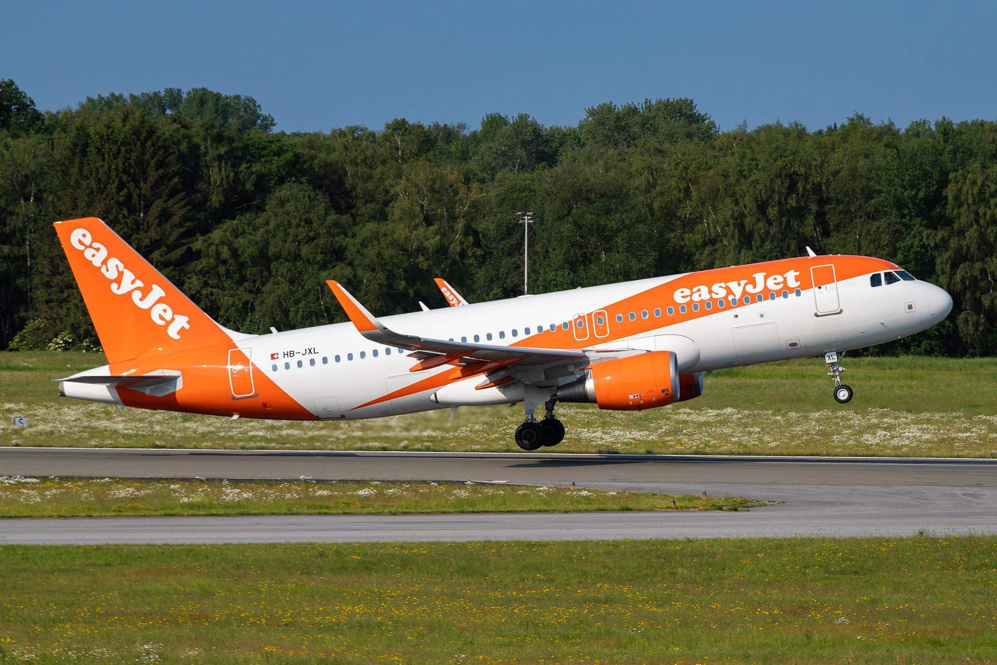 Hamburg Airport: easyJet (U2 / EZY) | Operator: easyJet Switzerland |  Airbus A320-214 A320 | HB-JXL | MSN 8075