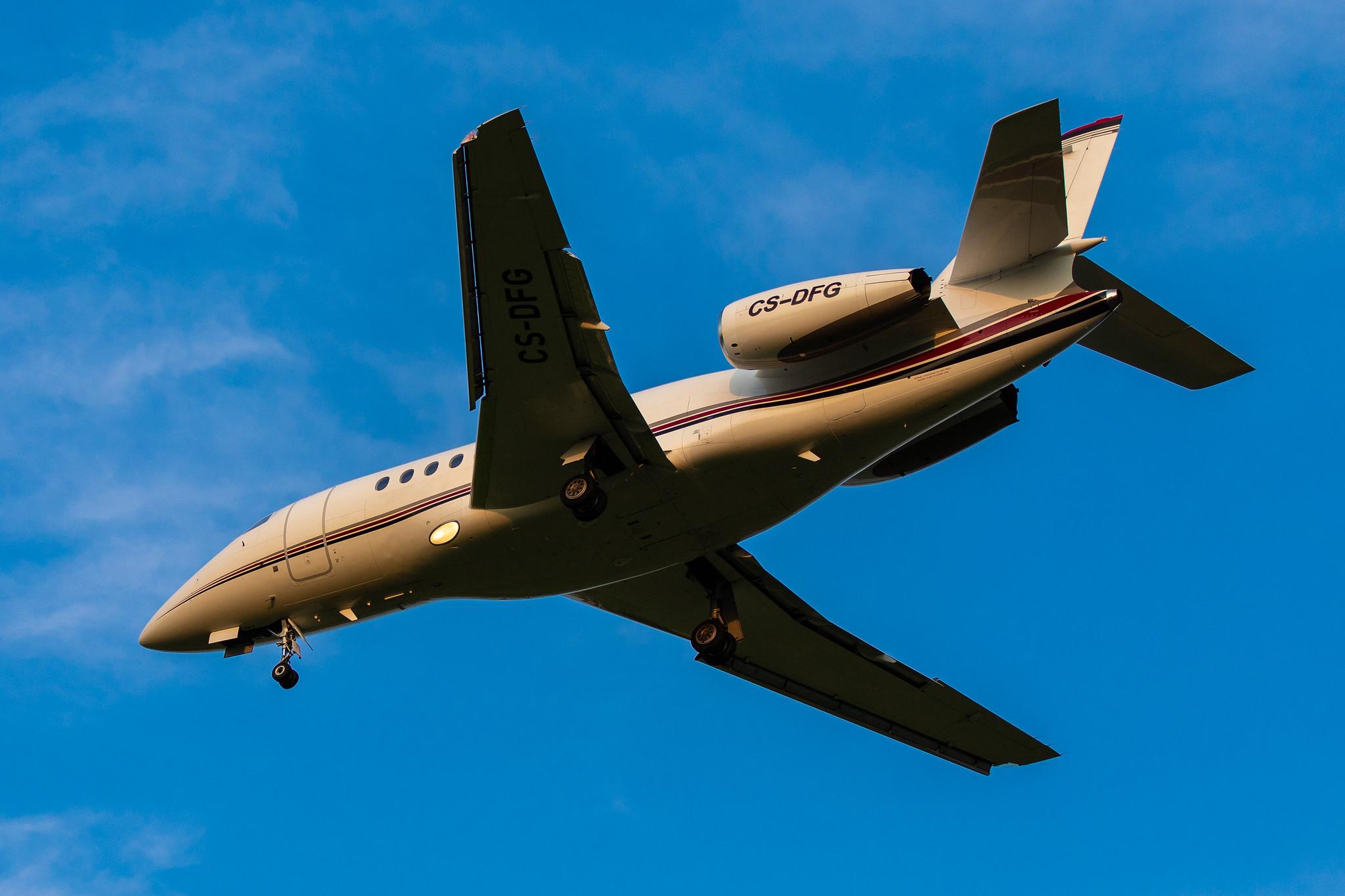 Hamburg Airport: NetJets Europe (/ NJE) | Operator: NetJets |  Dassault Falcon 2000EX F2TH | CS-DFG | MSN 044