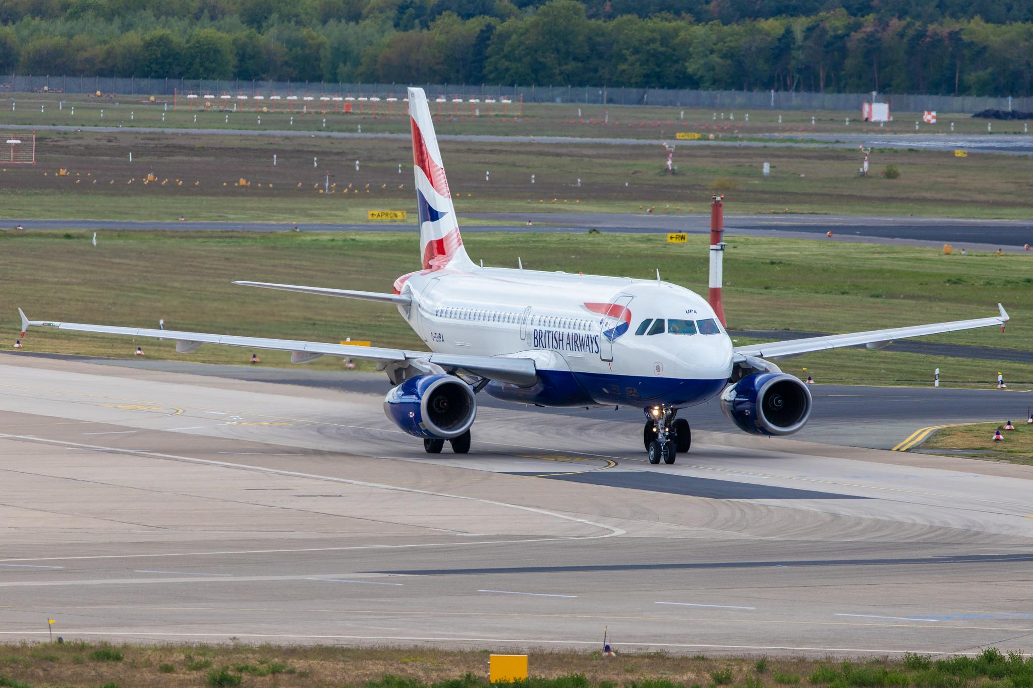 Flughafen Berlin Tegel (TXL): British Airways (BA / BAW) |  Airbus A319-131 A319 | G-EUPA | MSN 1082