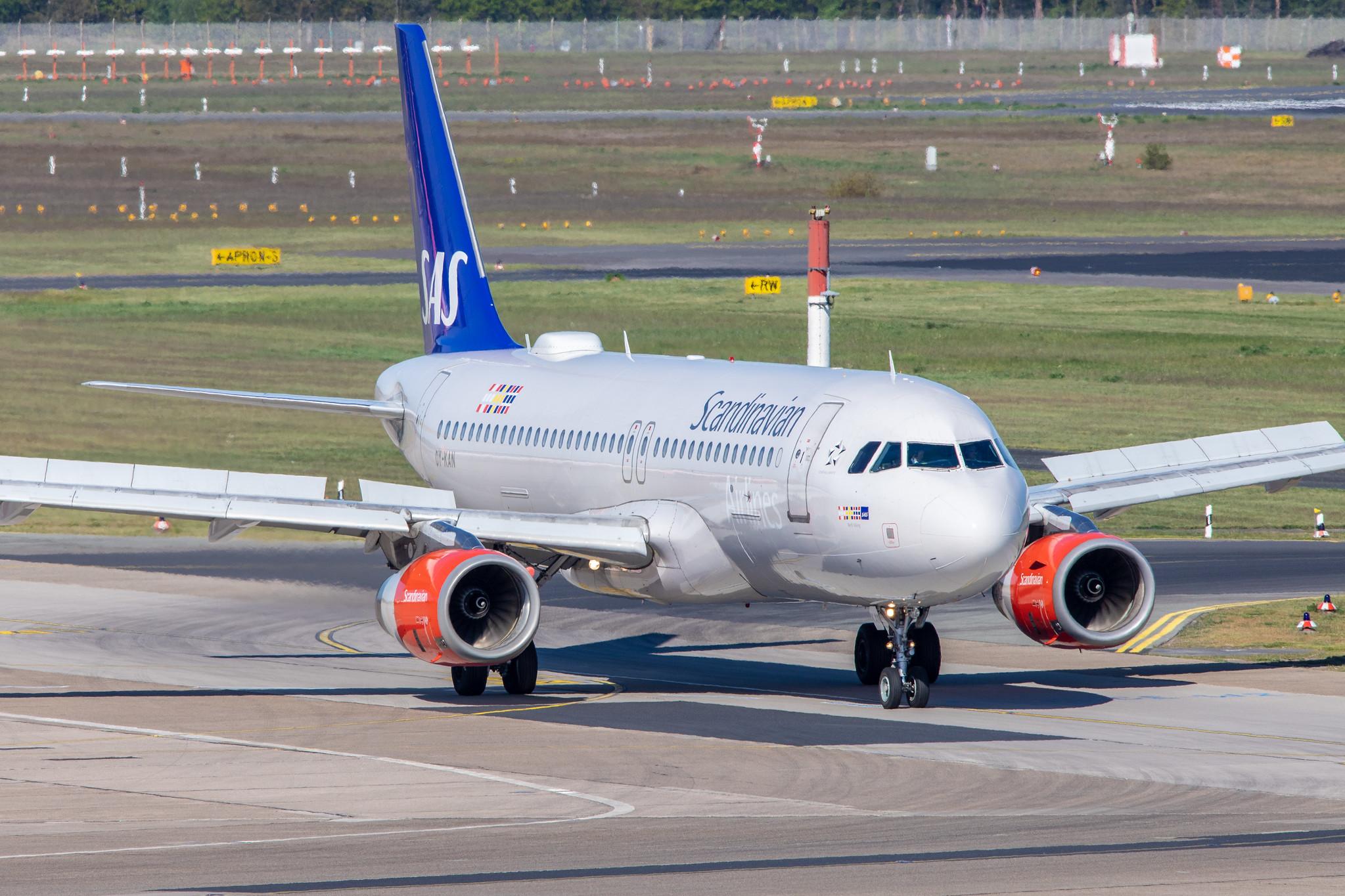 Flughafen Berlin Tegel (TXL): SAS (SK / SAS) |  Airbus A320-232 A320 | OY-KAN | MSN 2958