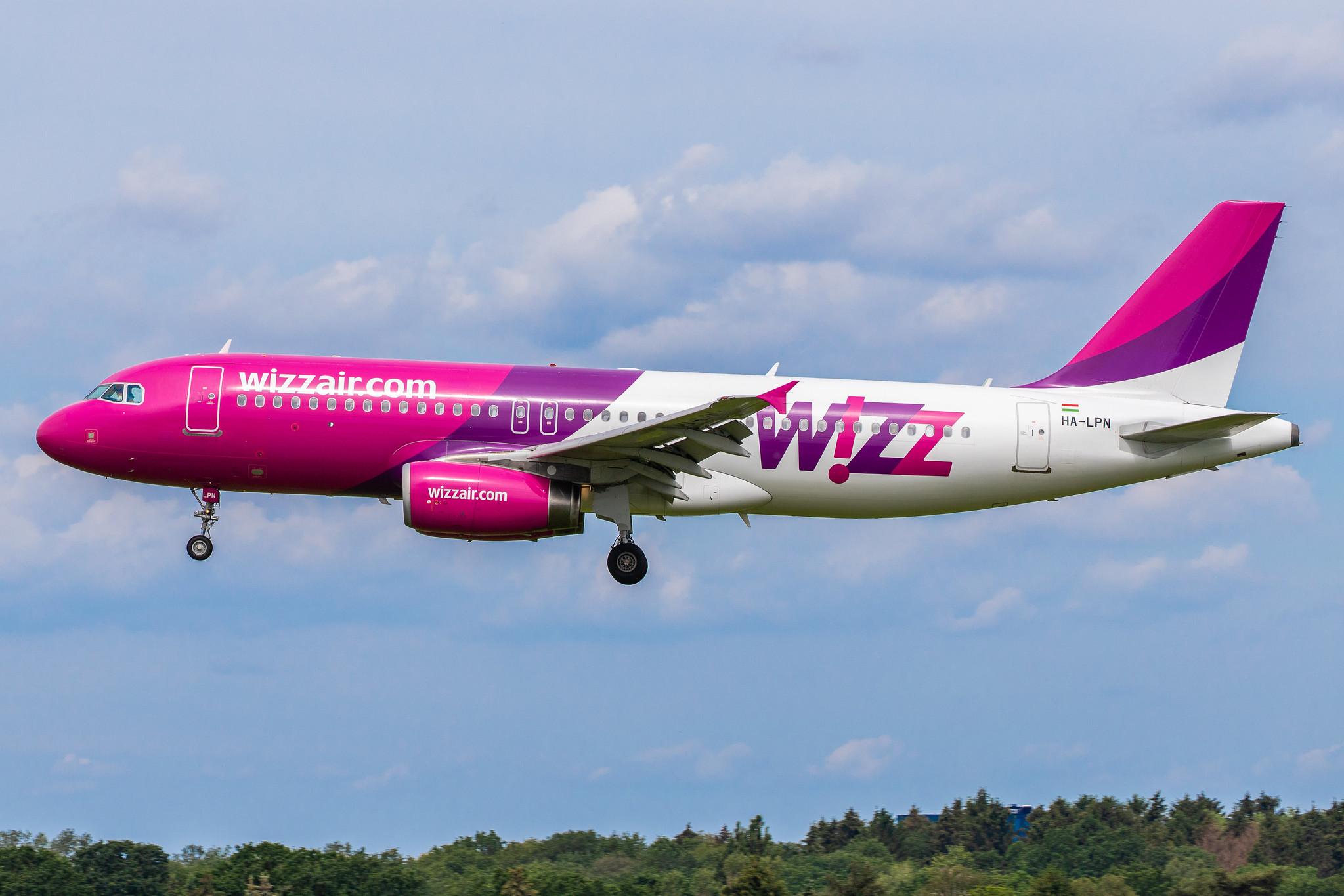 Hamburg Airport: Wizz Air (W6 / WZZ) |  Airbus A320-232 A320 | HA-LPN | MSN 3354