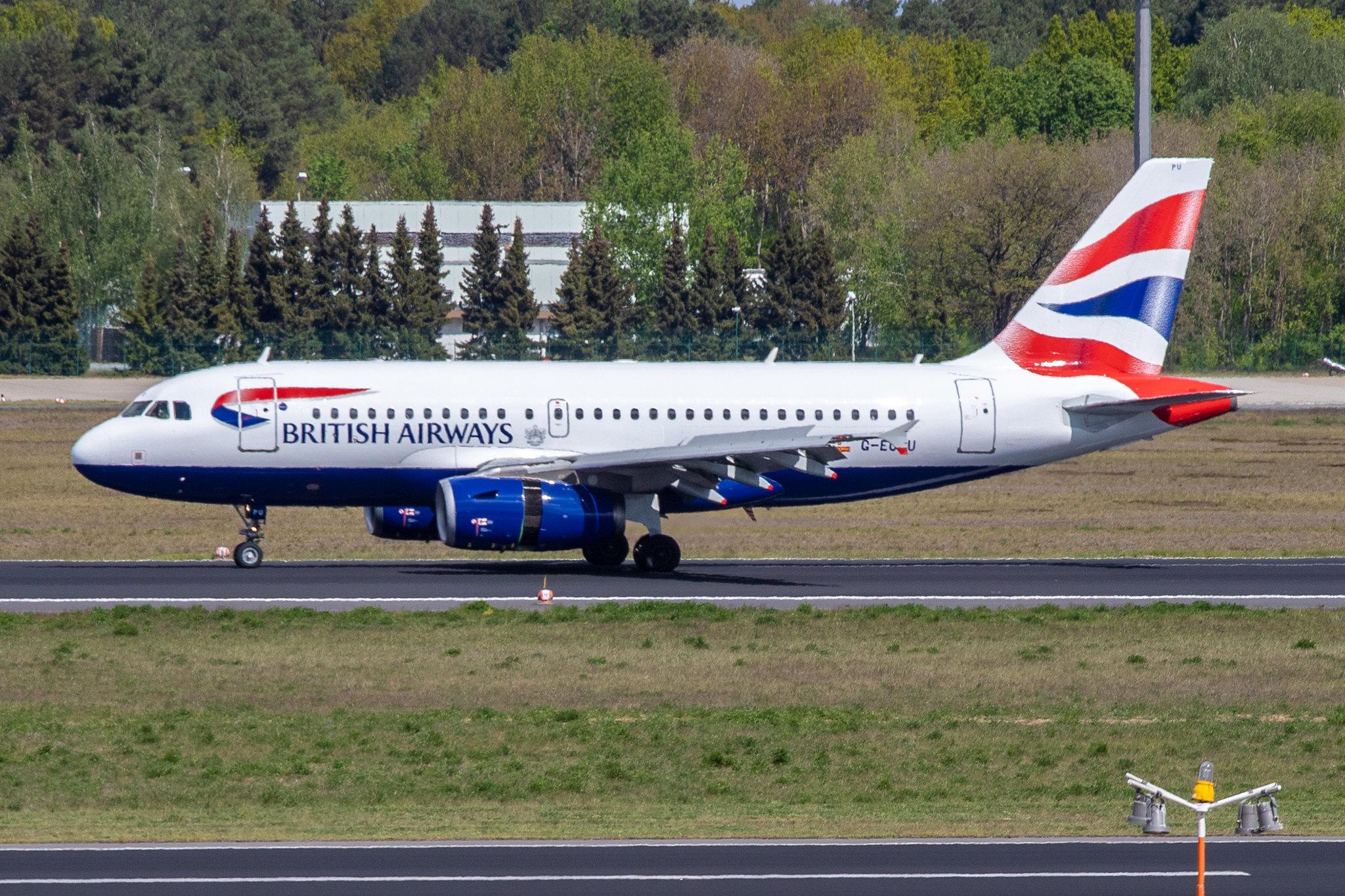 Flughafen Berlin Tegel (TXL): British Airways Airbus A319-131 A319 G-EUPU MSN 1384