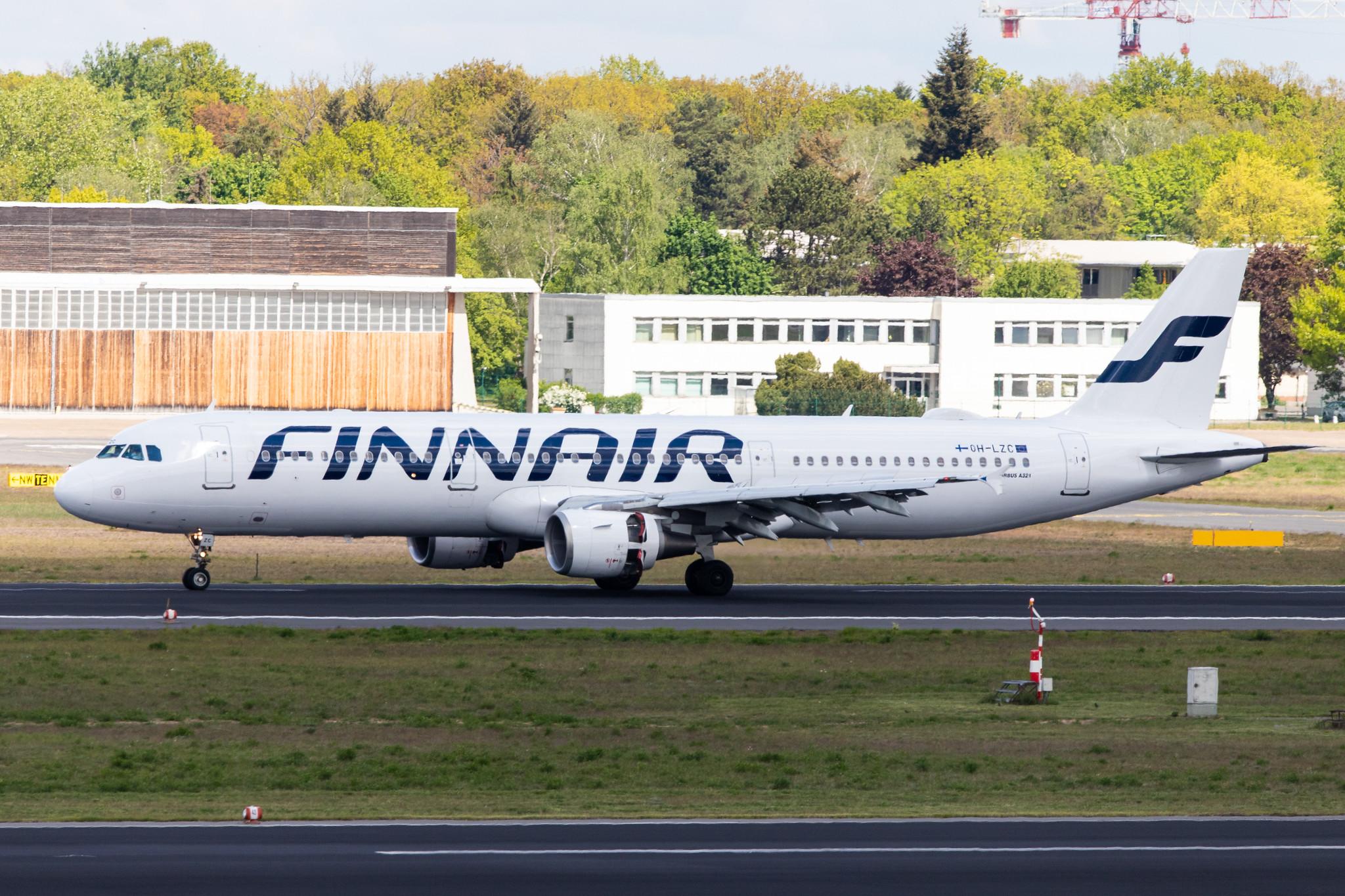 Flughafen Berlin Tegel (TXL): Finnair Airbus A321-211 A321 OH-LZC MSN 1185
