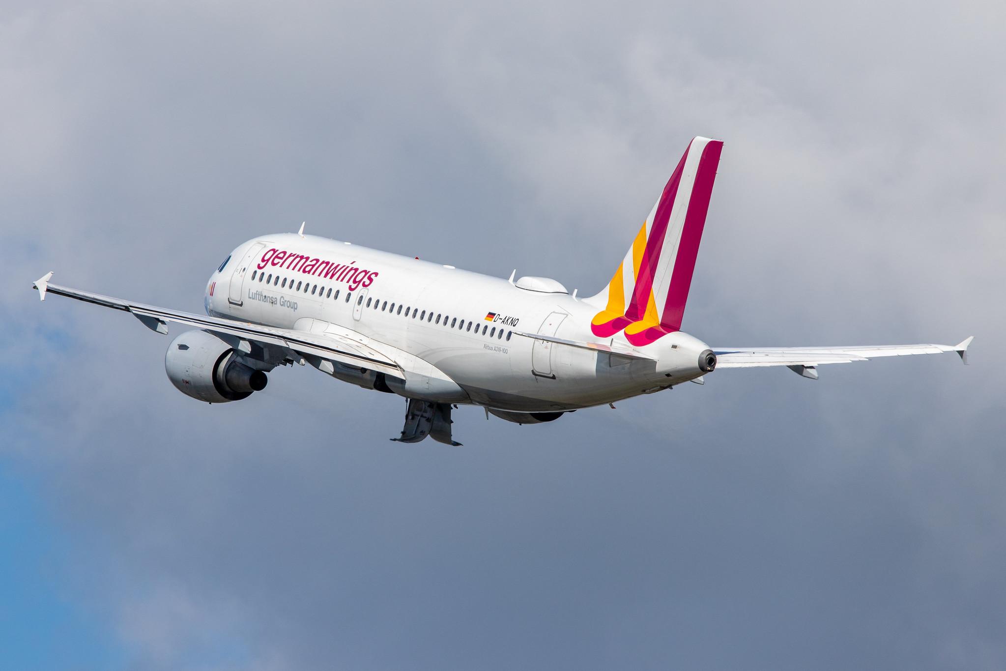 Flughafen Berlin Tegel (TXL): Eurowings Airbus A319-112 A319 operated by Germanwings D-AKNQ MSN 1170