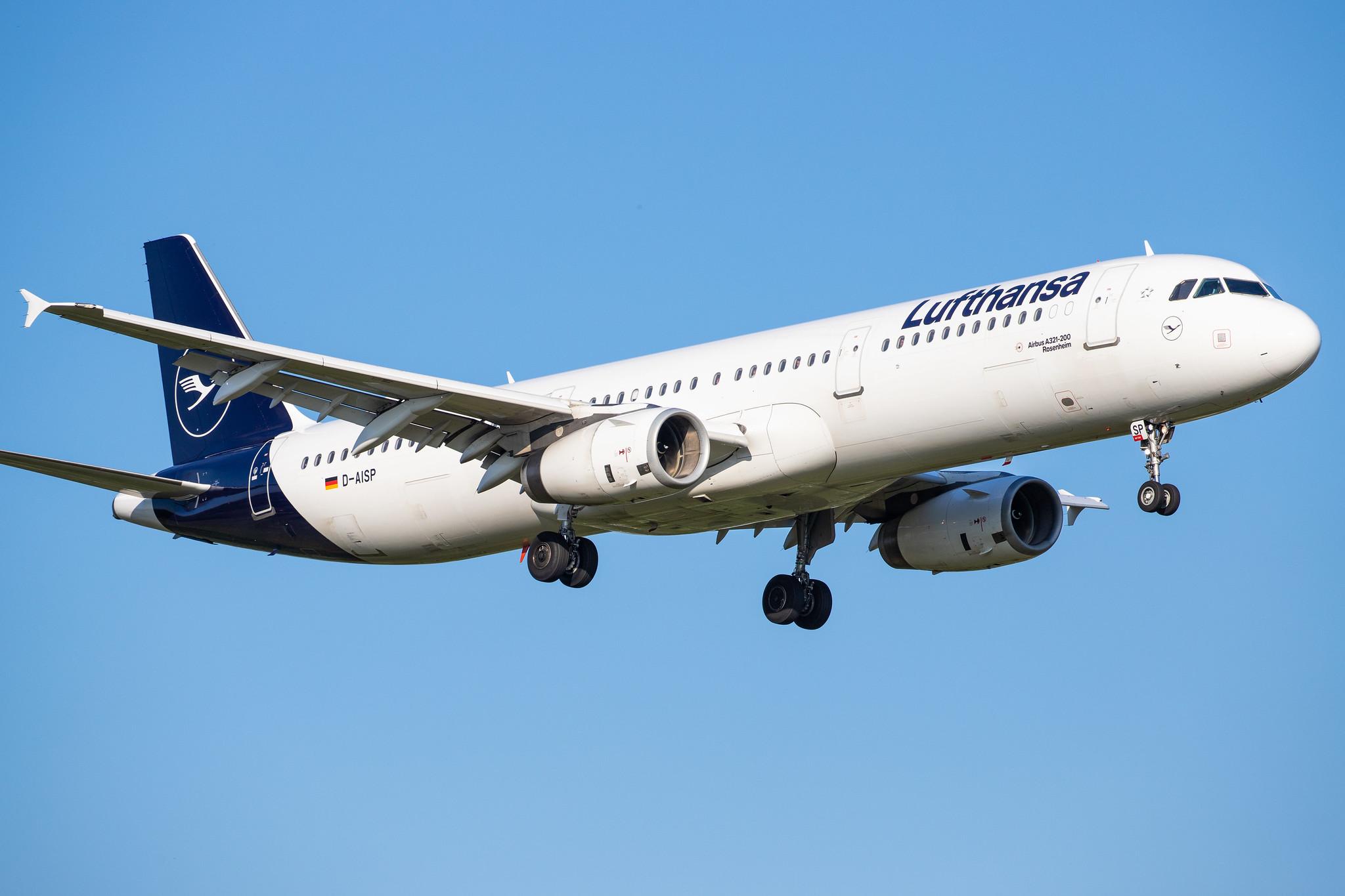Hamburg Airport: Lufthansa (LH / DLH) |  Airbus A321-231 A321 | D-AISP | MSN 3864