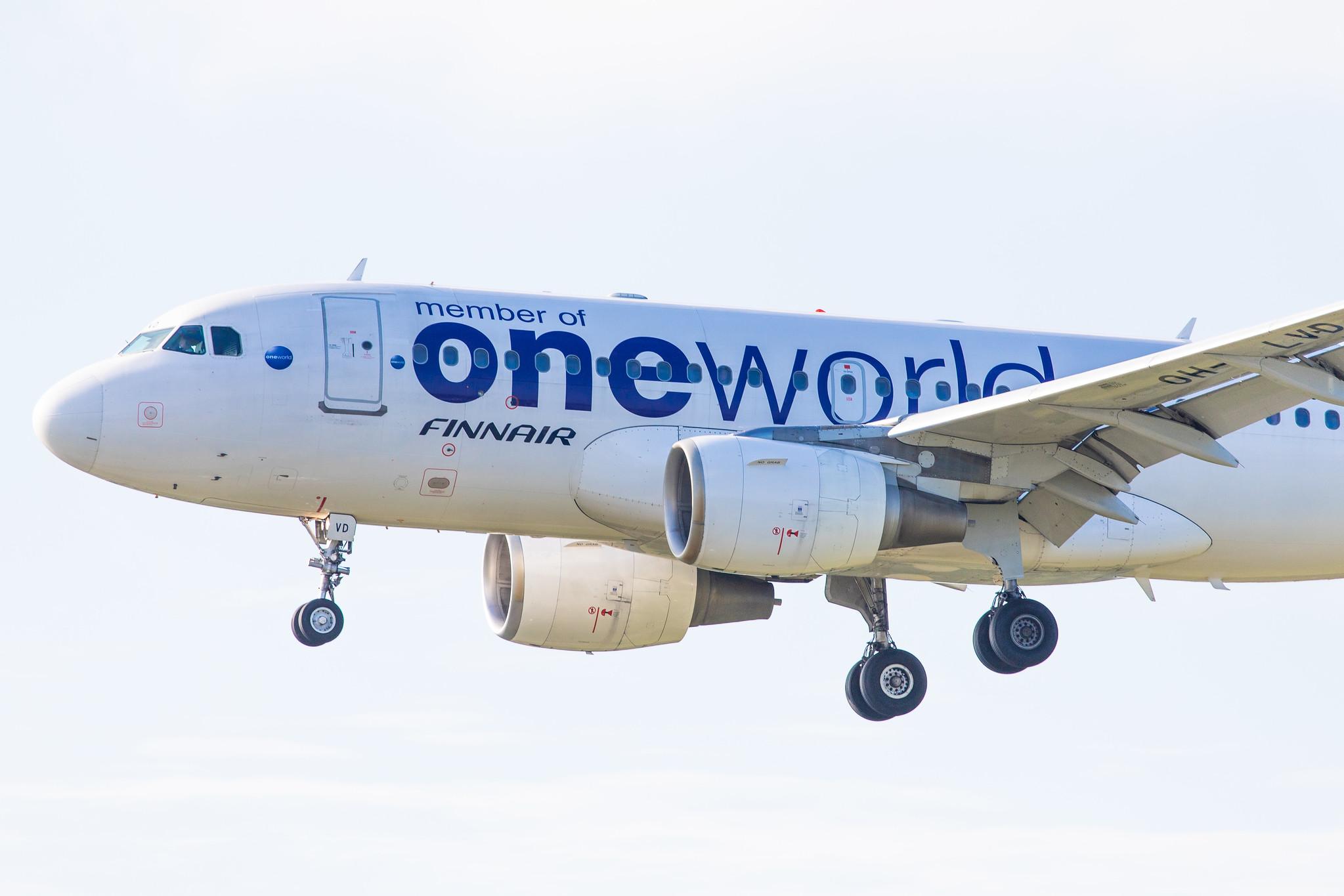 Hamburg Airport (HAM/EDDH): Finnair (AY / FIN) |  Livery: Oneworld Livery |  Airbus A319-112 A319 | OH-LVD | MSN 1352