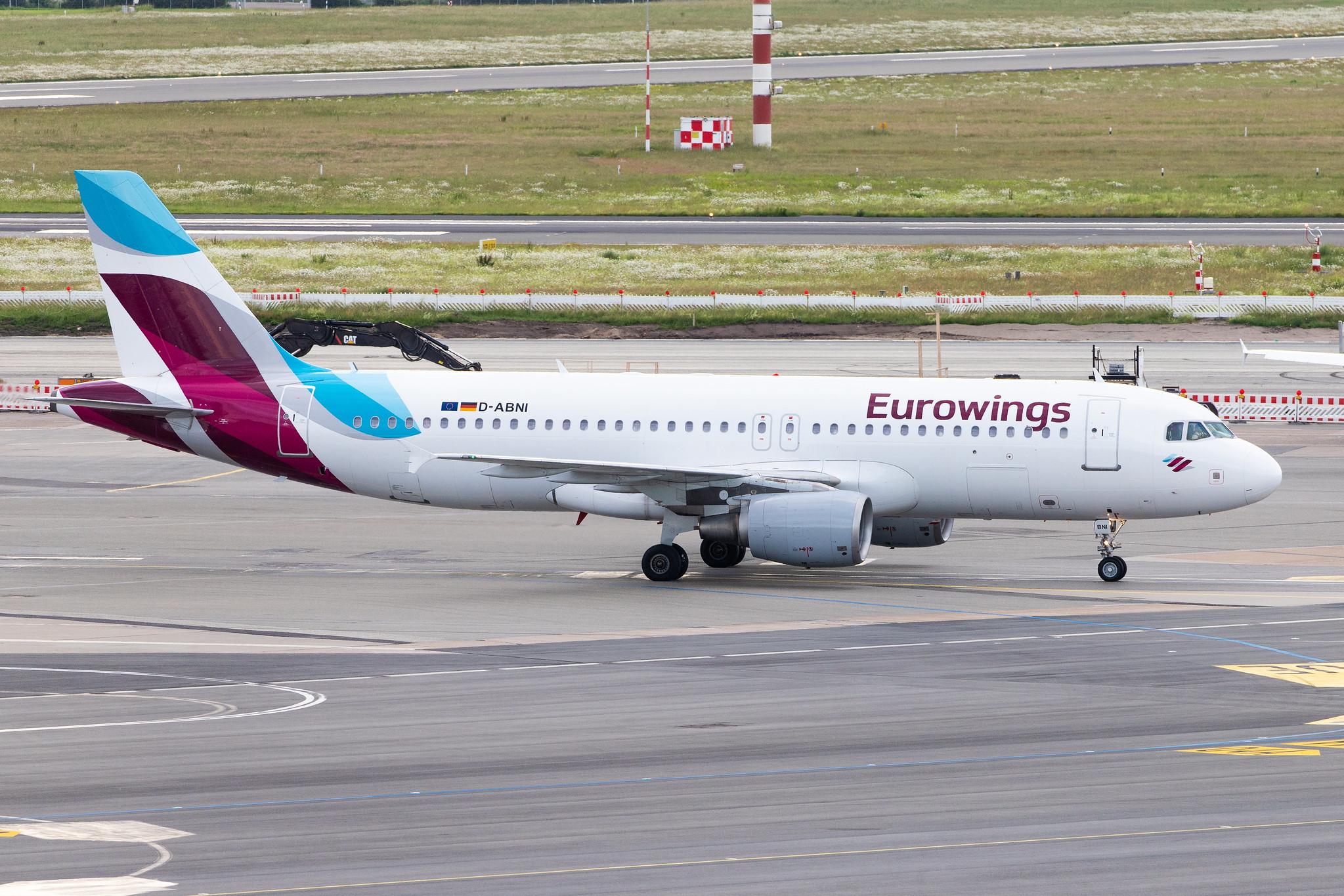 Hamburg Airport: Eurowings (EW / EWG) |  Airbus A320-214 A320 | D-ABNI | MSN 1717