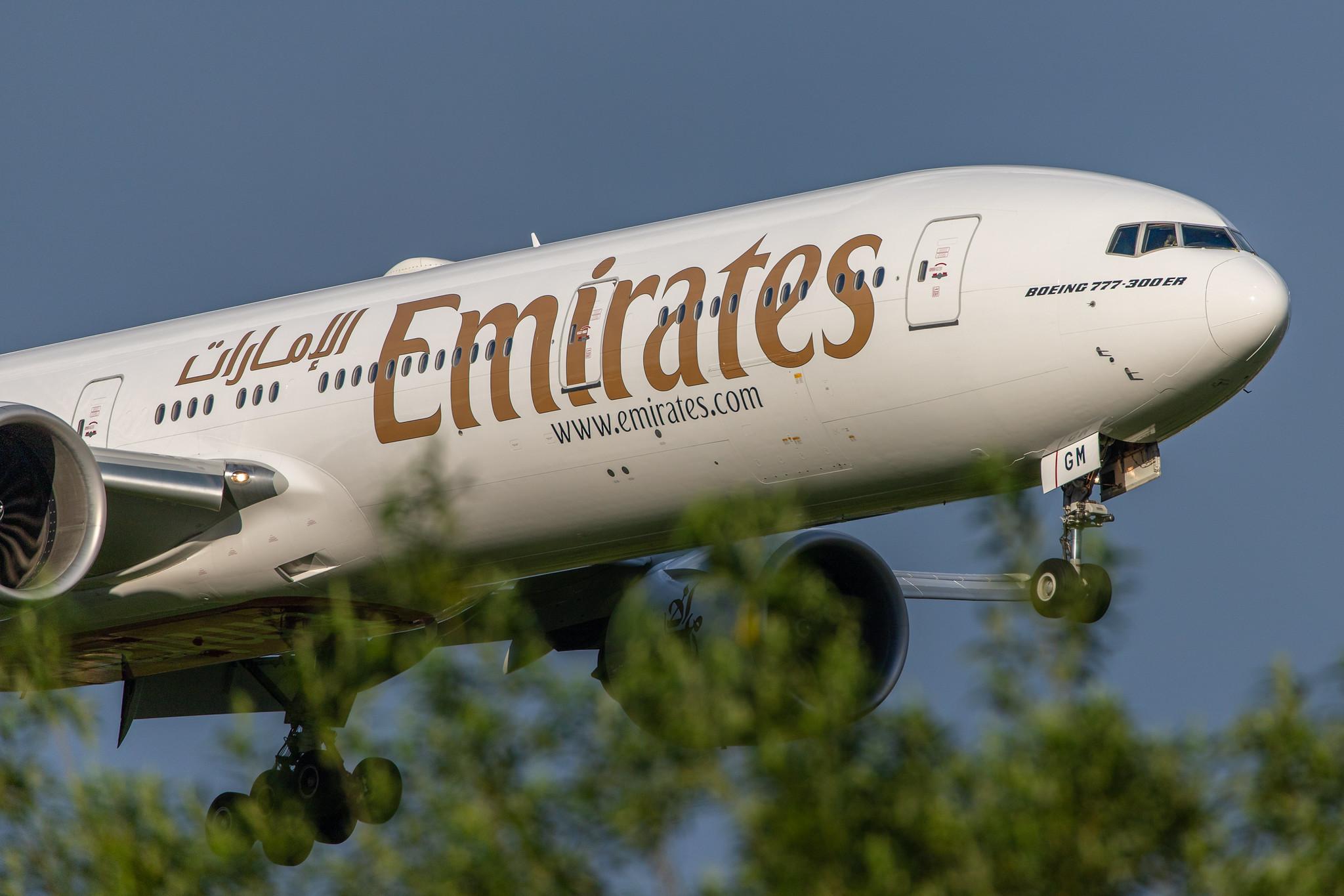 Hamburg Airport (HAM/EDDH): Emirates (EK / UAE) |  Boeing 777-31H(ER) B77W | A6-EGM | MSN 41073