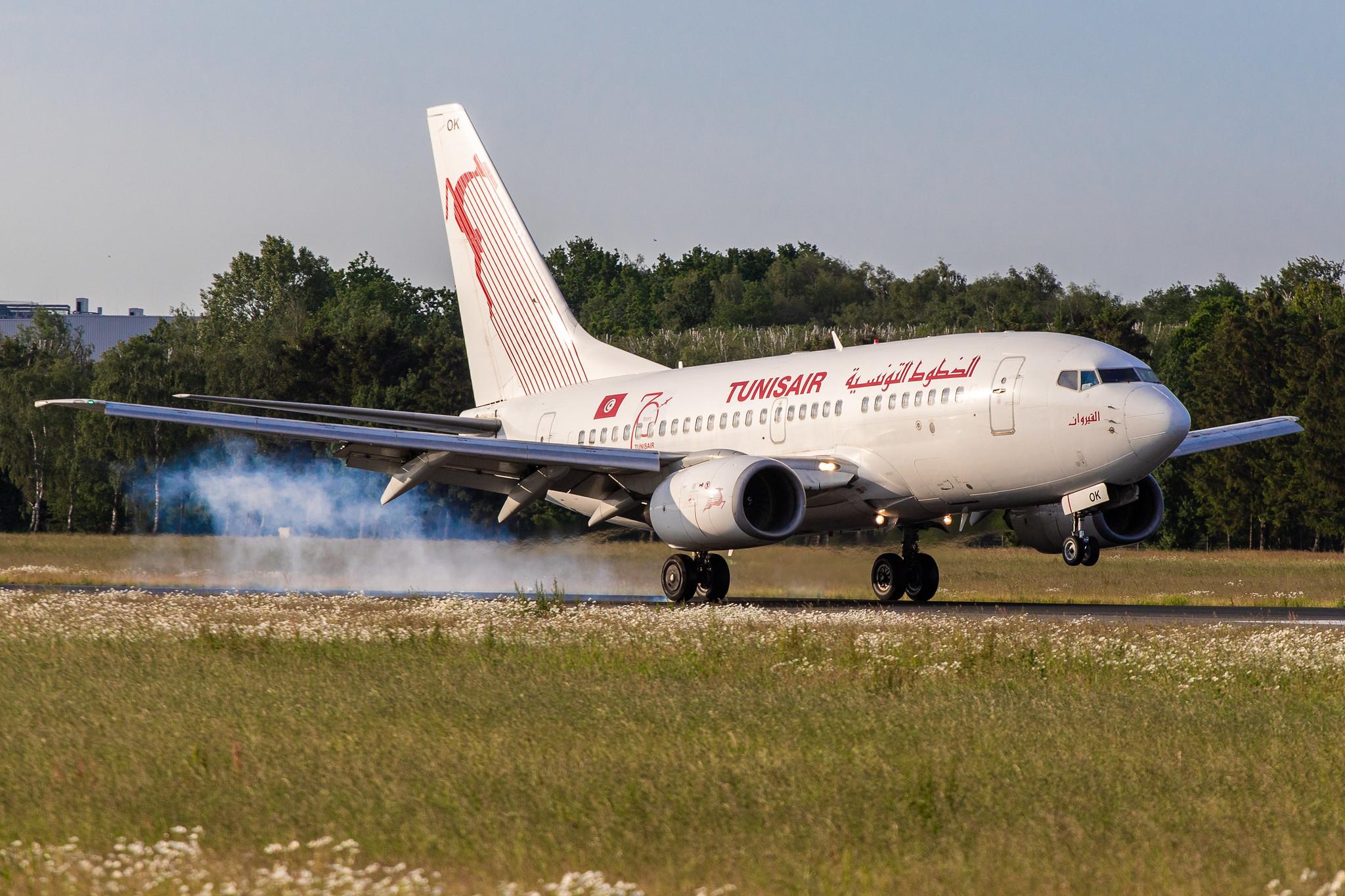 Hamburg Airport: Tunisair (TU / TAR) |  Boeing 737-6H3 B736 | TS-IOK | MSN 29496