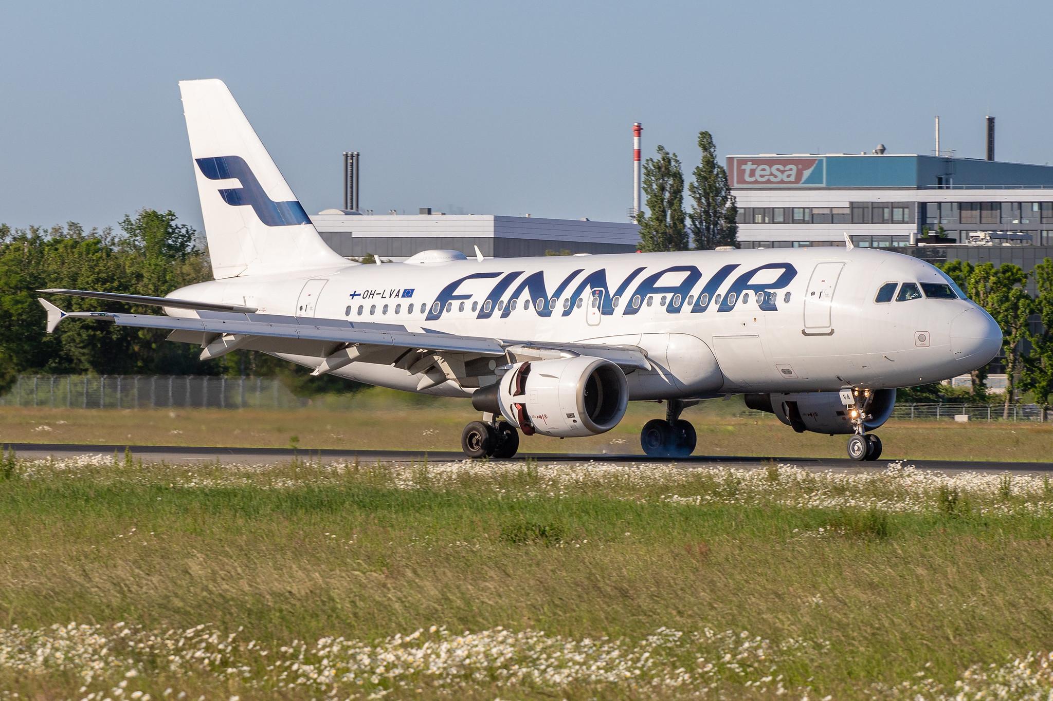 Hamburg Airport: Finnair (AY / FIN) |  Airbus A319-112 A319 | OH-LVA | MSN 1073