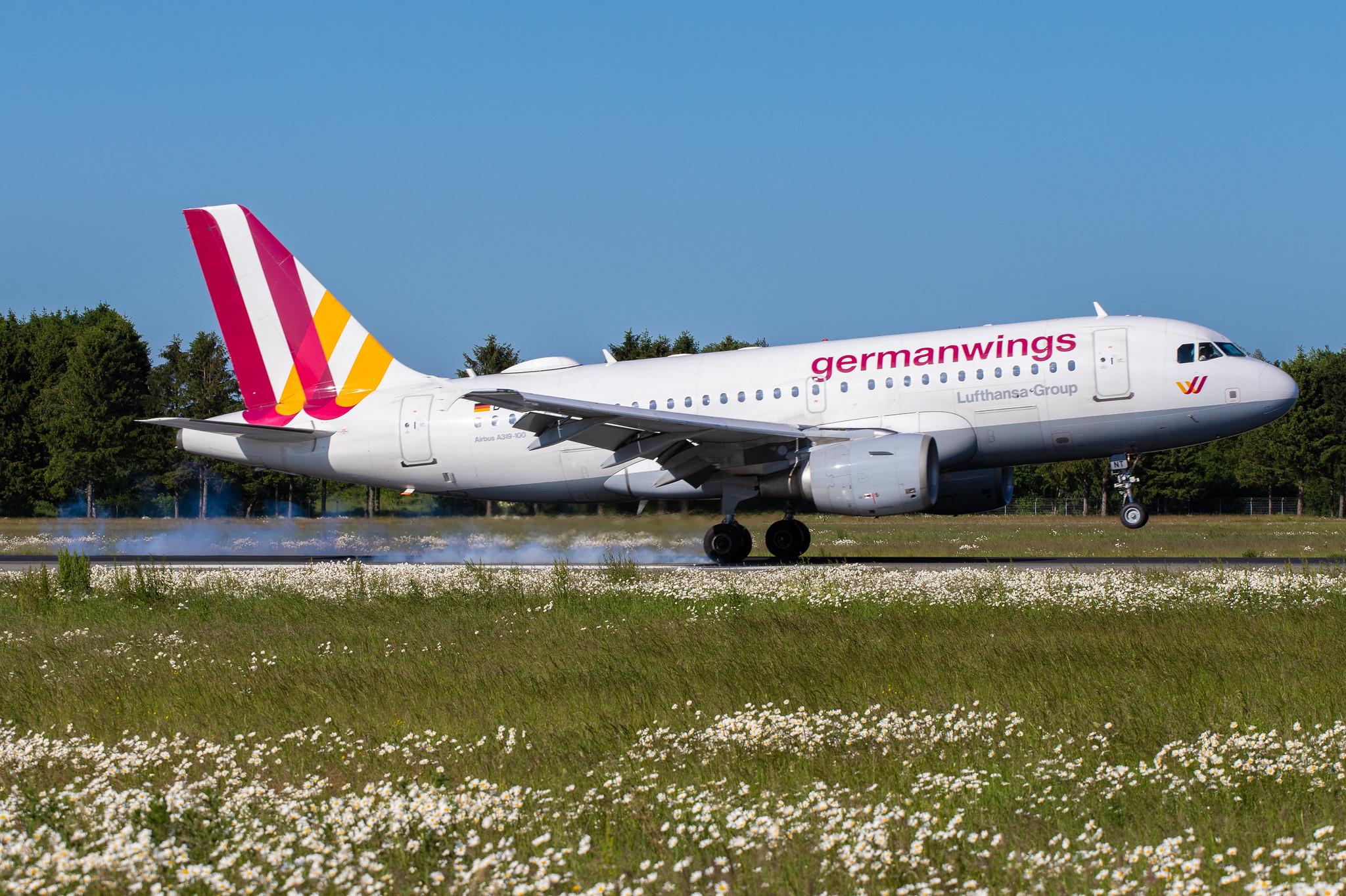 Hamburg Airport (HAM/EDDH): Eurowings (EW / EWG) | Operator: Germanwings | Airbus A319-112 A319 | D-AKNT | MSN 2607