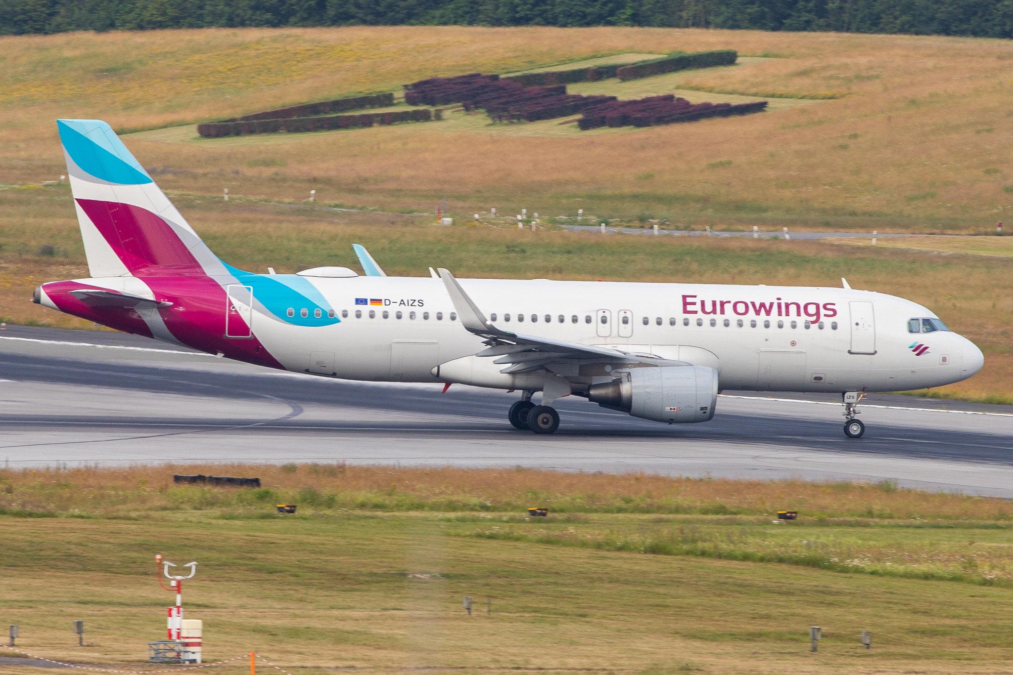 Hamburg Airport: Eurowings (EW / EWG) |  Airbus A320-214 A320 | D-AIZS | MSN 5557