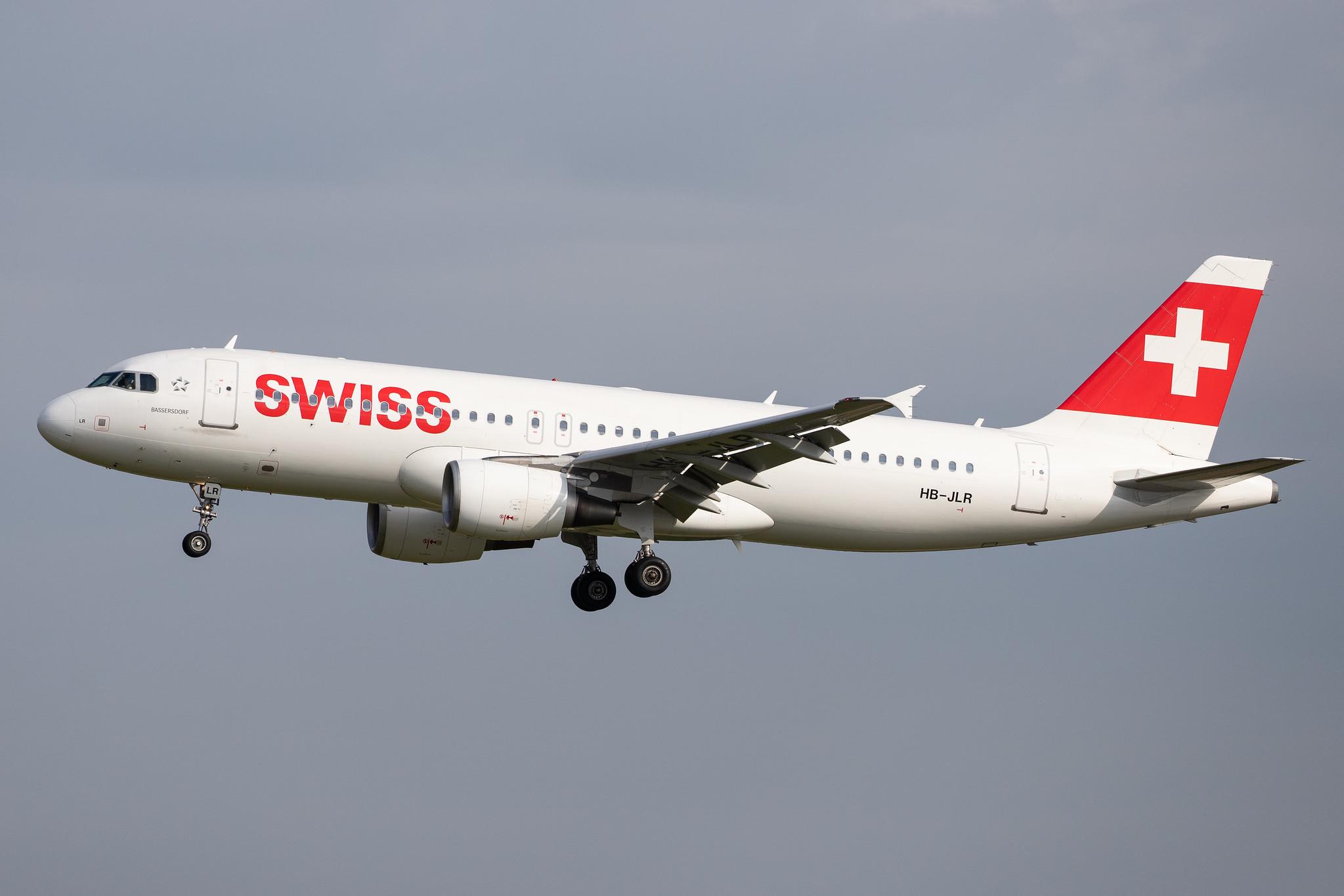 Hamburg Airport: Swiss (LX / SWR) |  Airbus A320-214 A320 | HB-JLR | MSN 5037