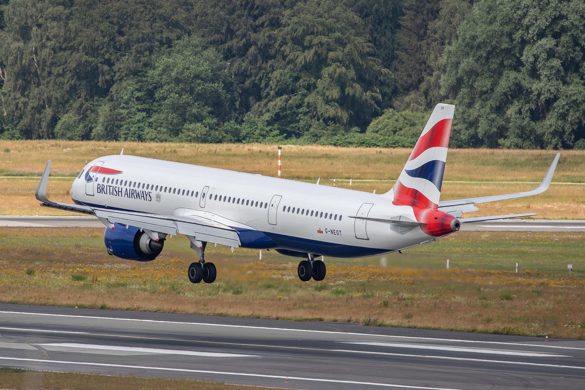 Hamburg Airport: British Airways (BA / BAW) |  Airbus A321-251NX A21N | G-NEOT | MSN 8718